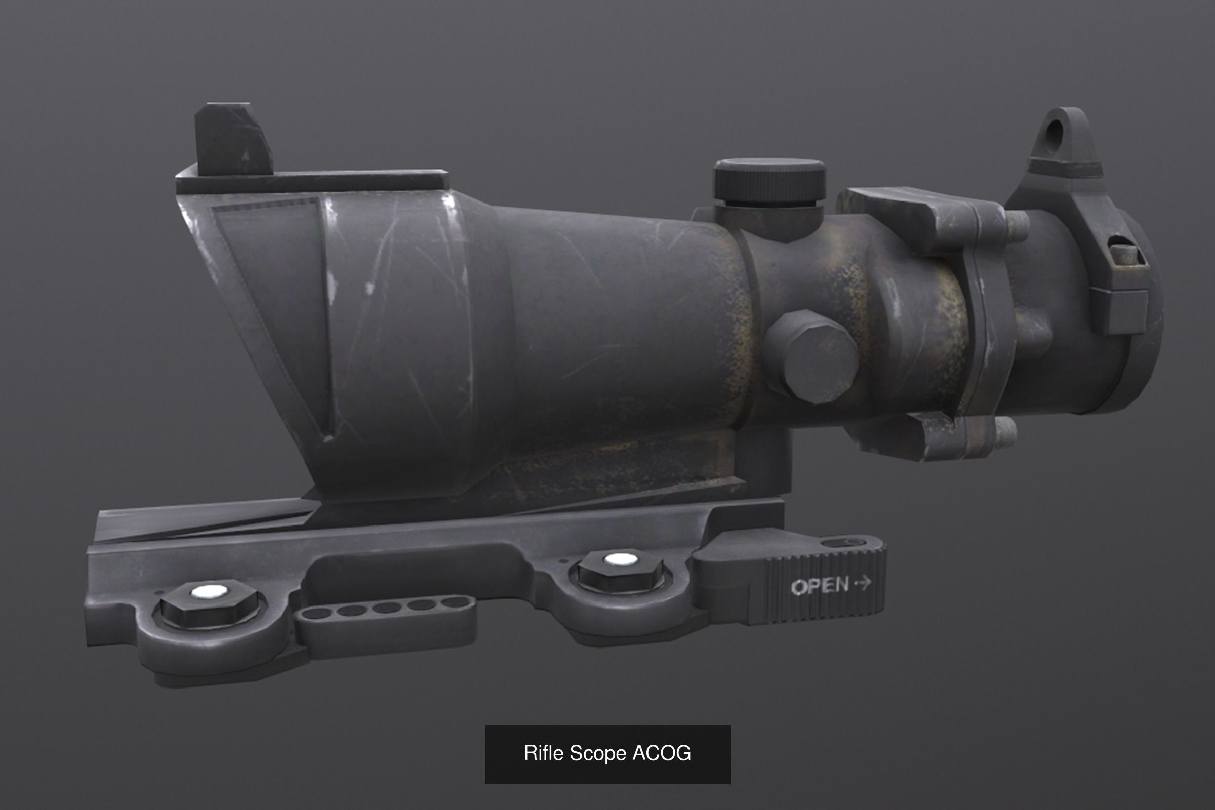 Rifle Scope Pack 3D Model Collection_1