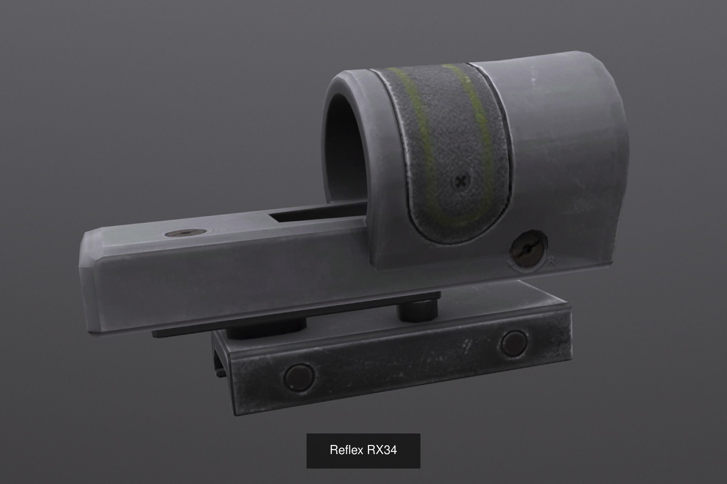 Rifle Scope Pack 3D Model Collection_5