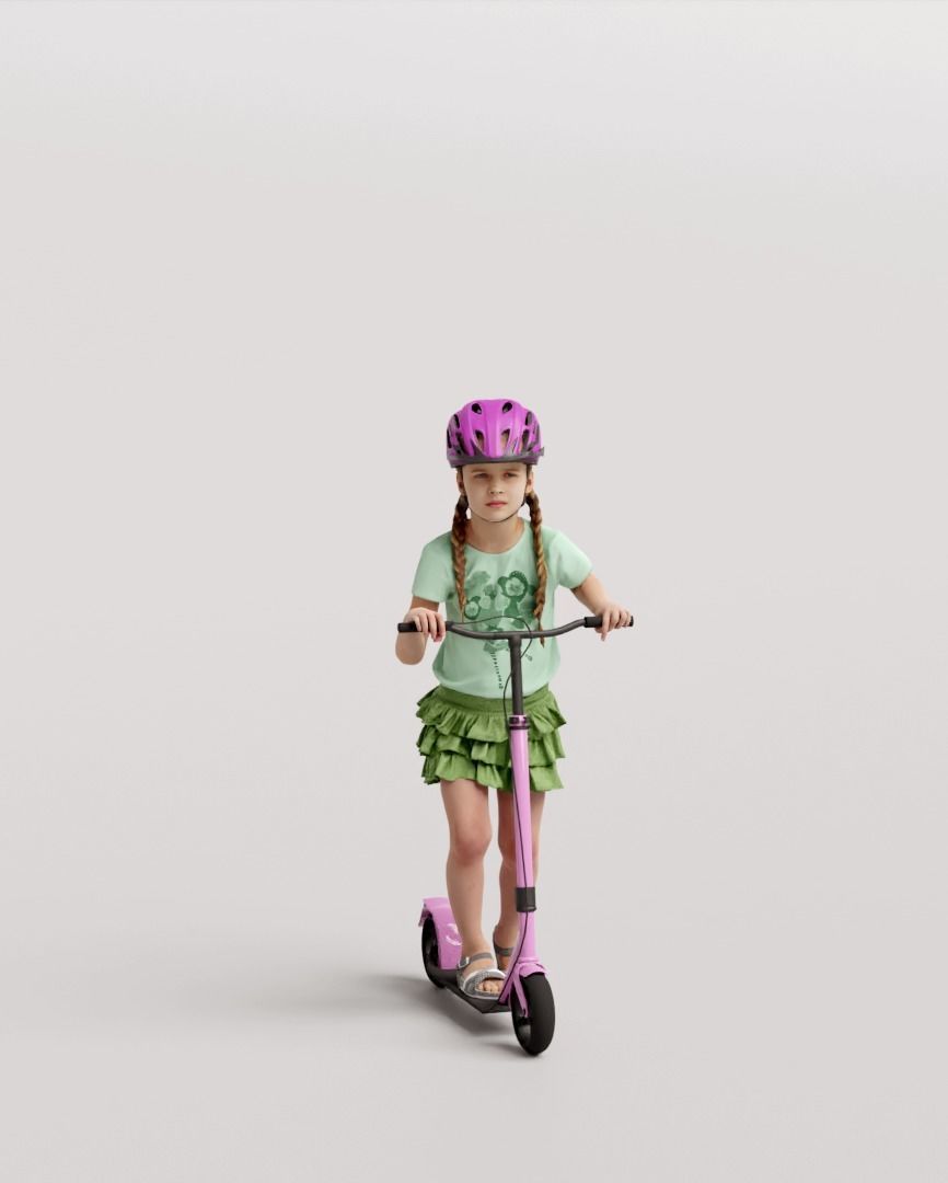 Humano 20-Collection 10 KIDS- PLAYING - 20x 3D models  3D model_21