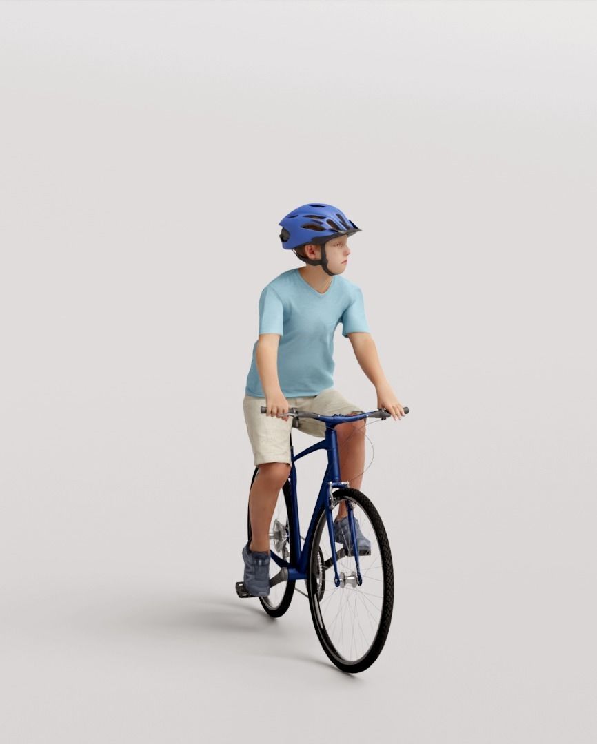 Humano 20-Collection 10 KIDS- PLAYING - 20x 3D models  3D model_27
