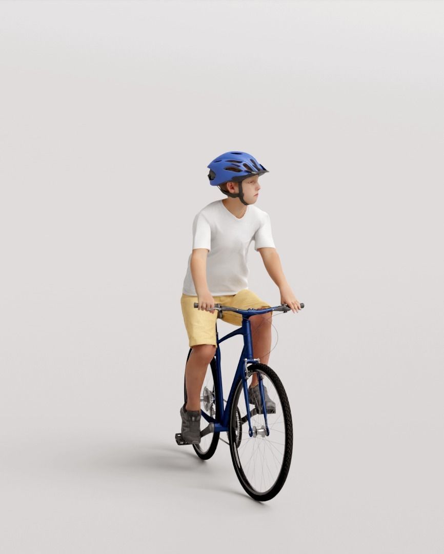 Humano 20-Collection 10 KIDS- PLAYING - 20x 3D models  3D model_31