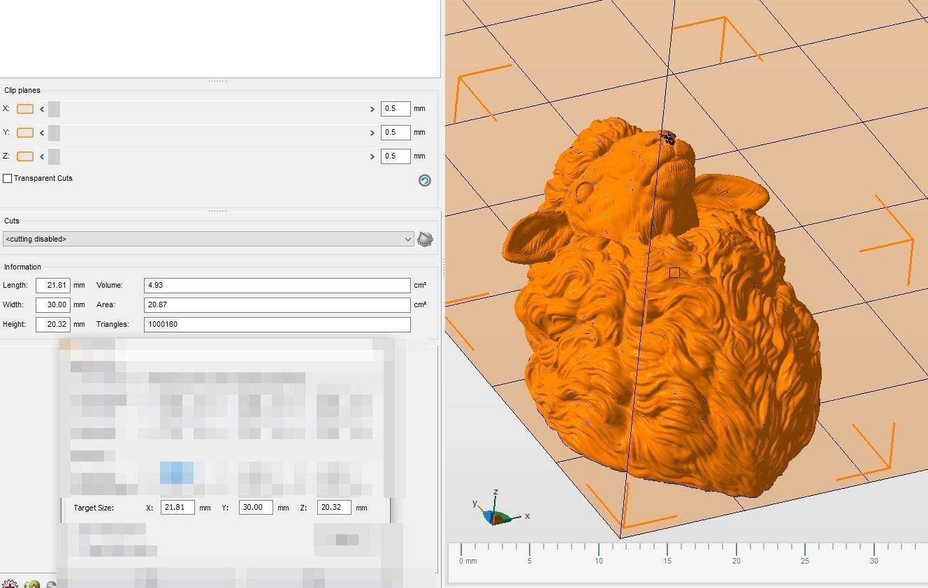 Sheep head 3D print model_22