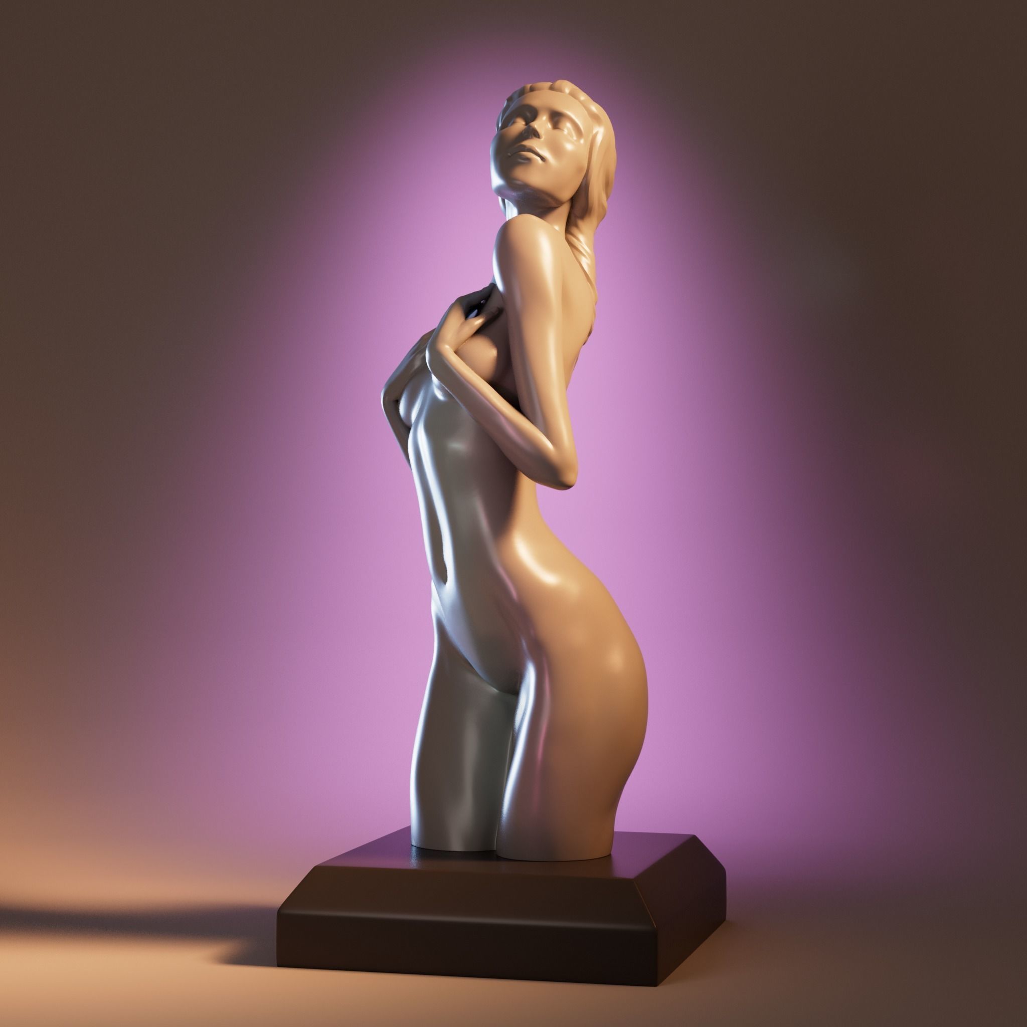 Nymph Printable Figurine 3D print model_1