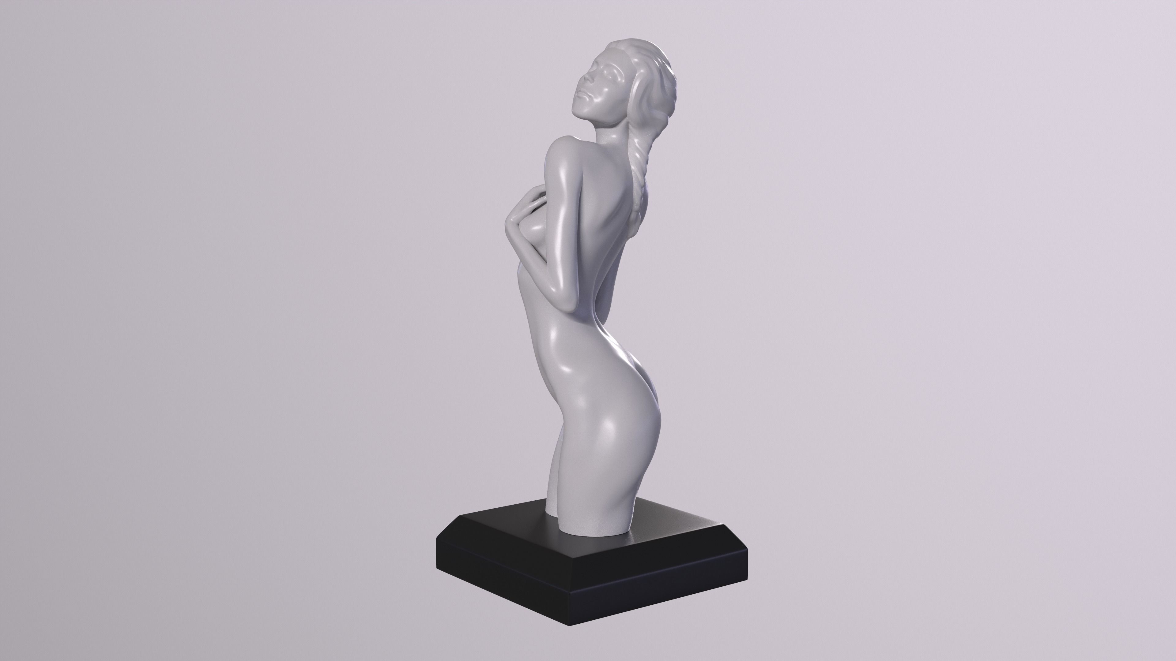 Nymph Printable Figurine 3D print model_9