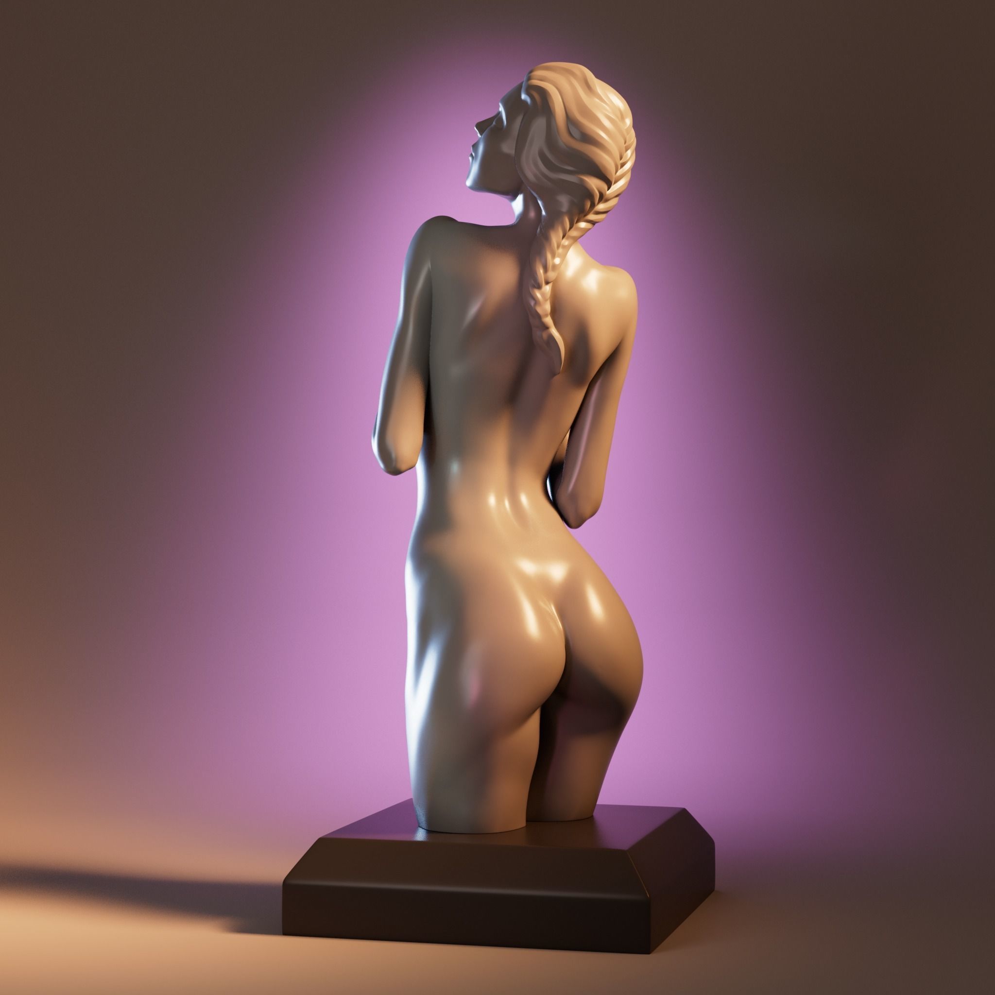 Nymph Printable Figurine 3D print model_2