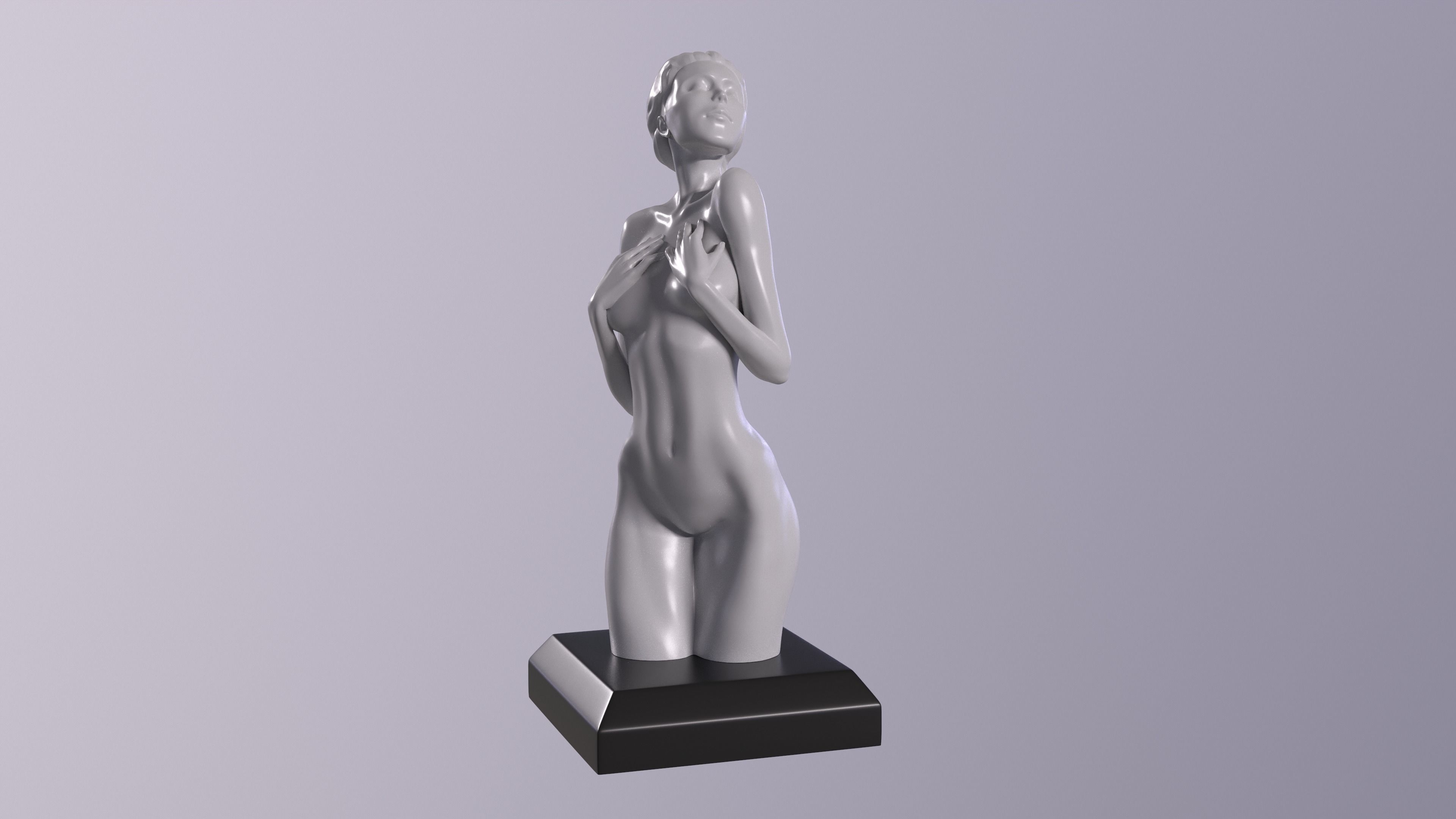 Nymph Printable Figurine 3D print model_6