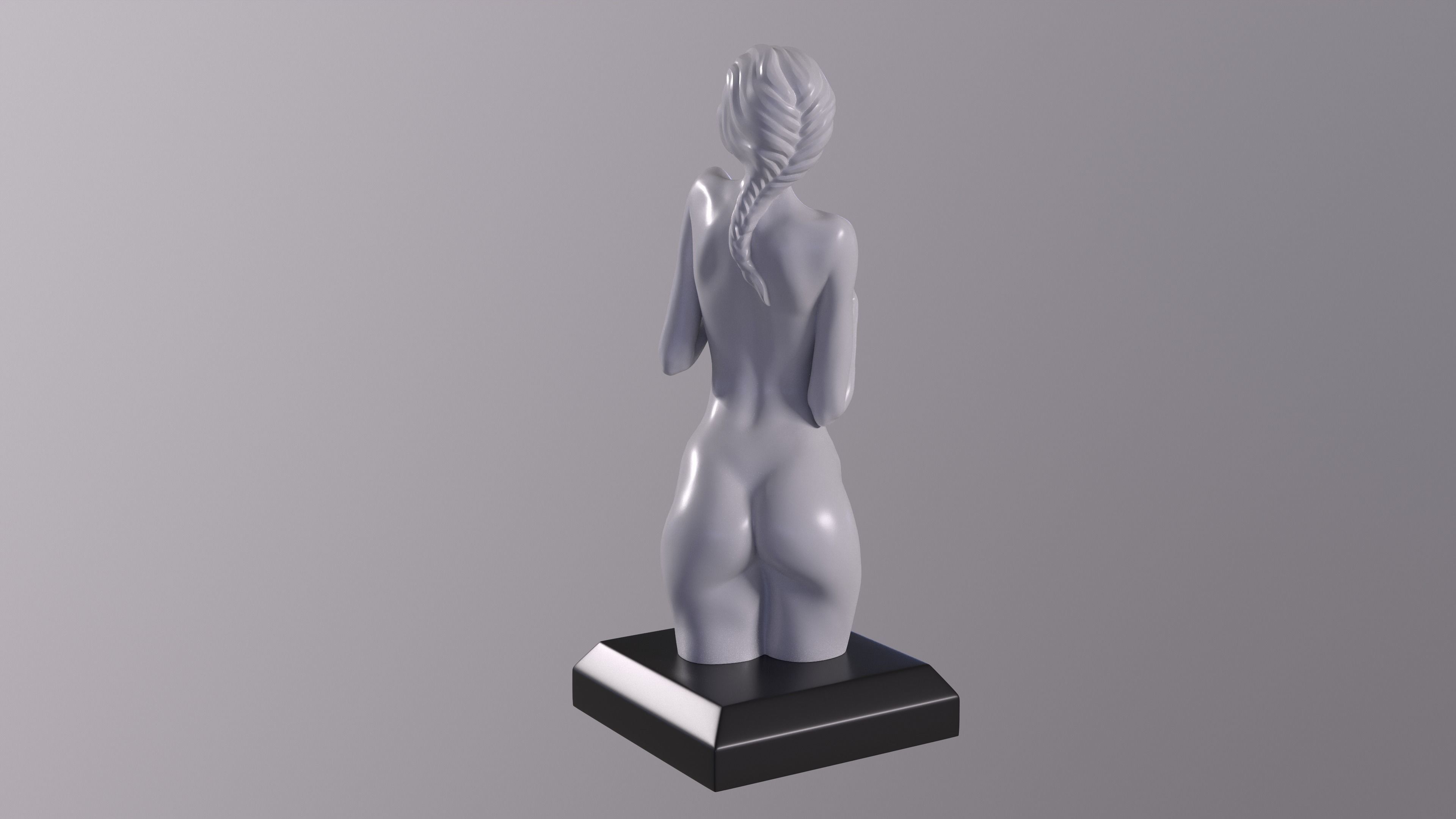 Nymph Printable Figurine 3D print model_12
