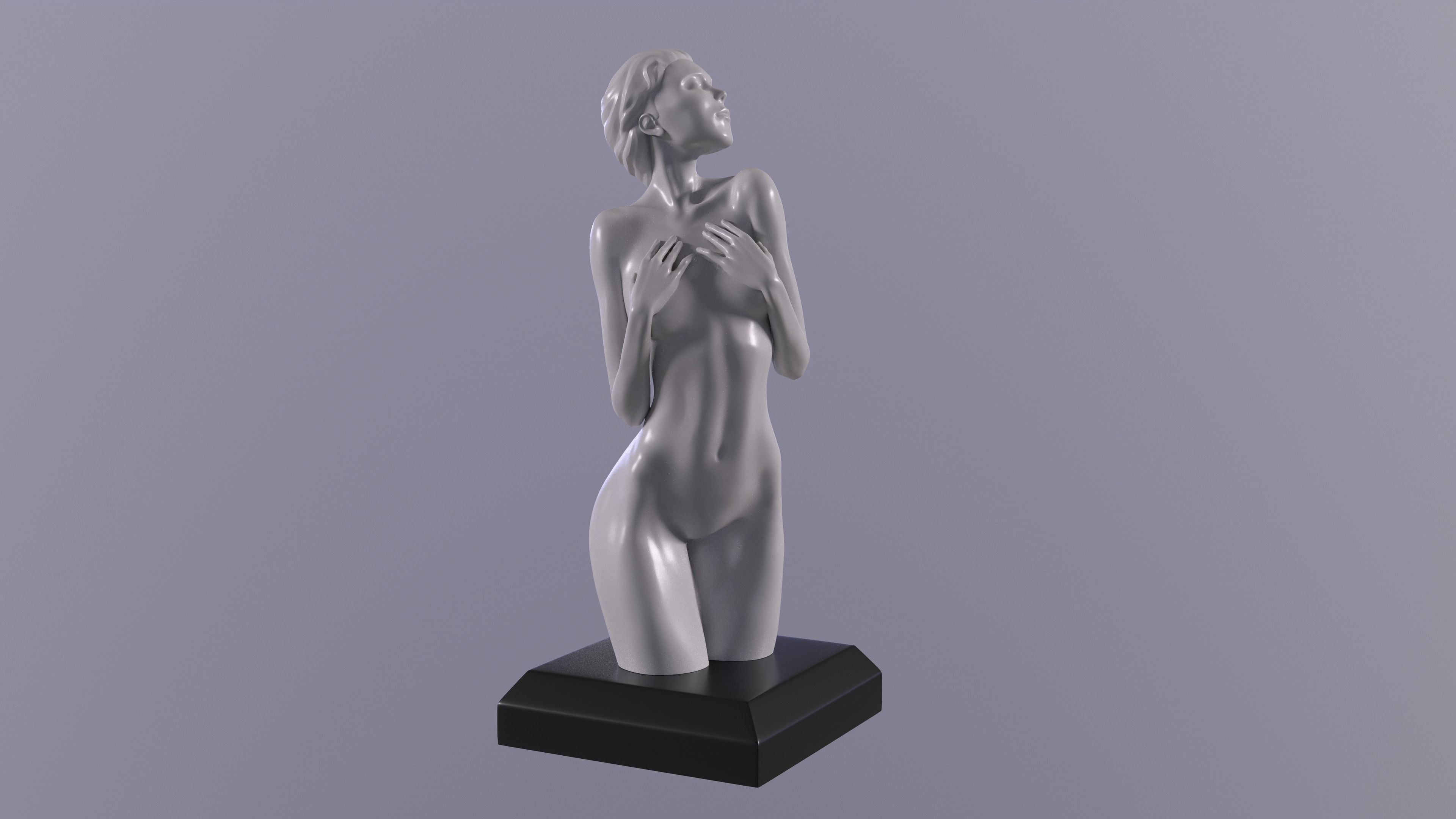 Nymph Printable Figurine 3D print model_4