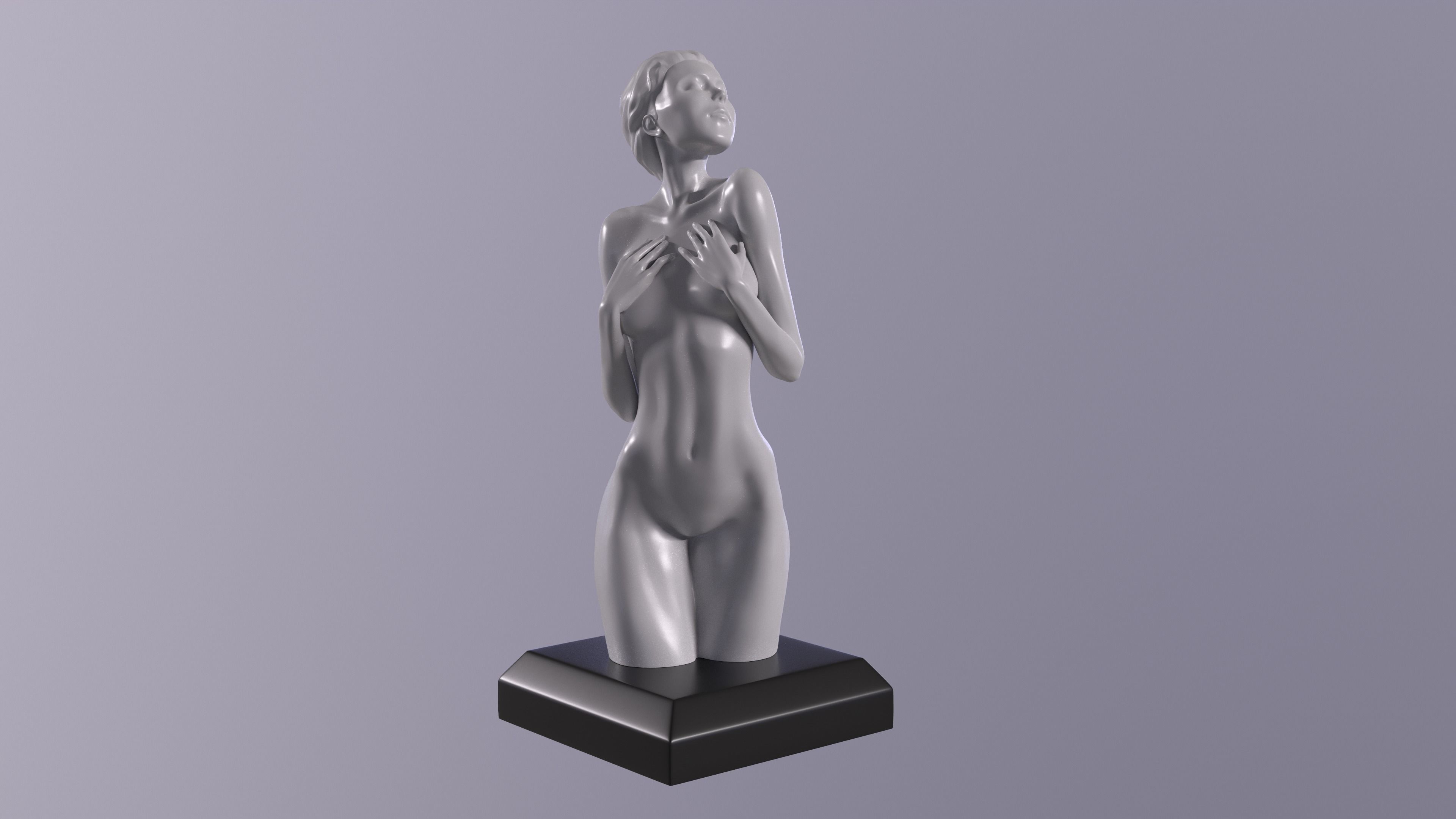 Nymph Printable Figurine 3D print model_5