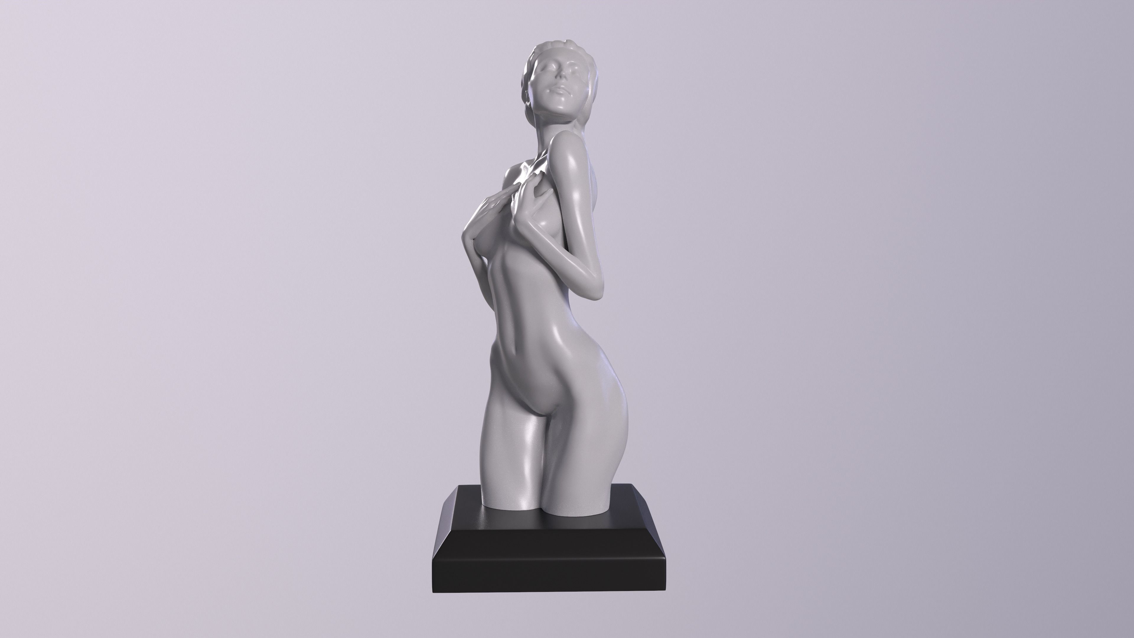 Nymph Printable Figurine 3D print model_7