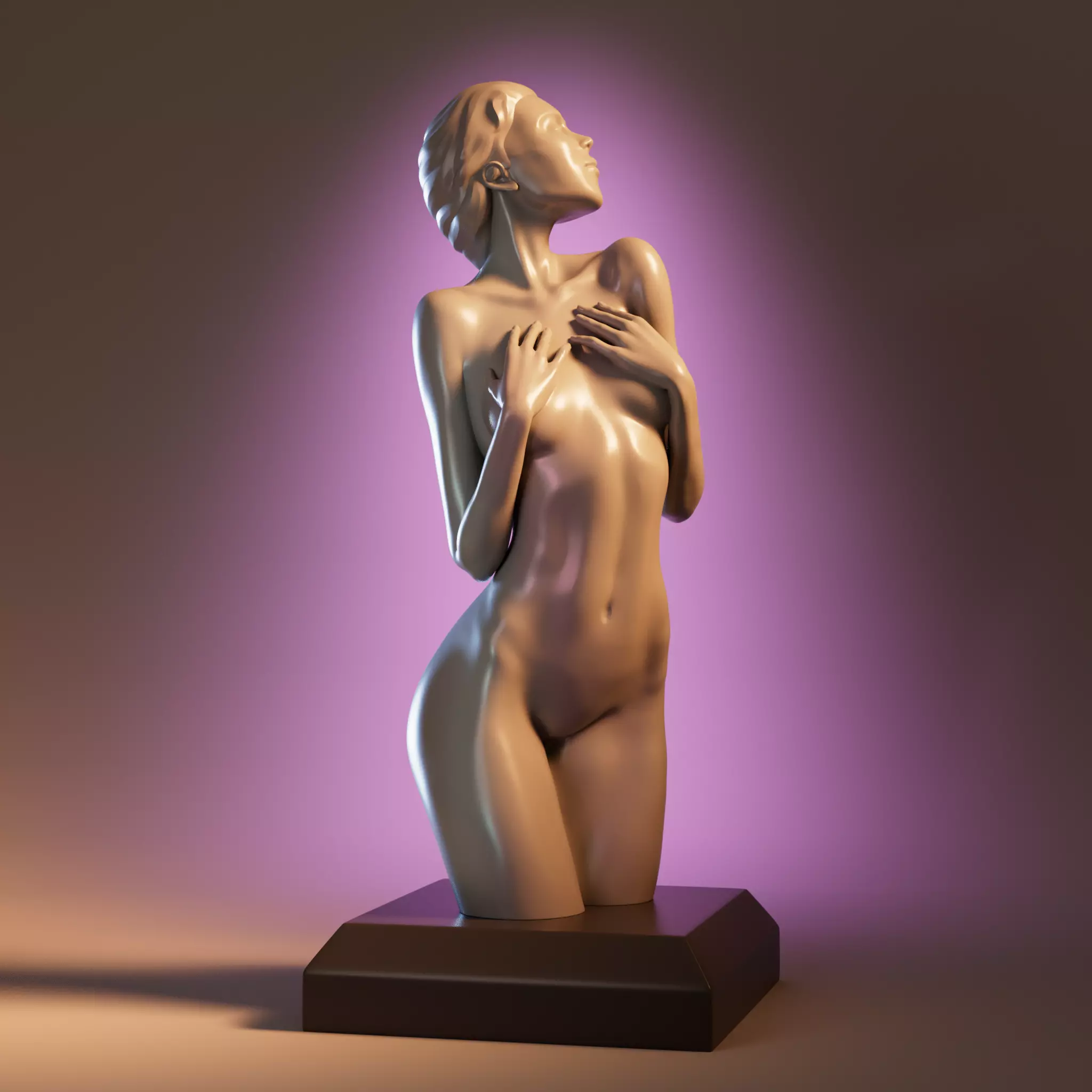 Nymph Printable Figurine 3D print model_0