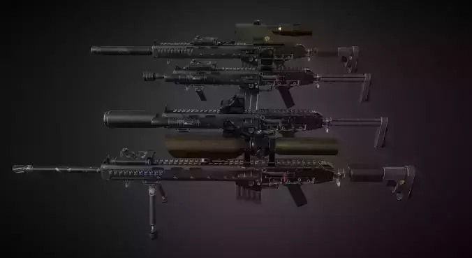 Modular assault rifle