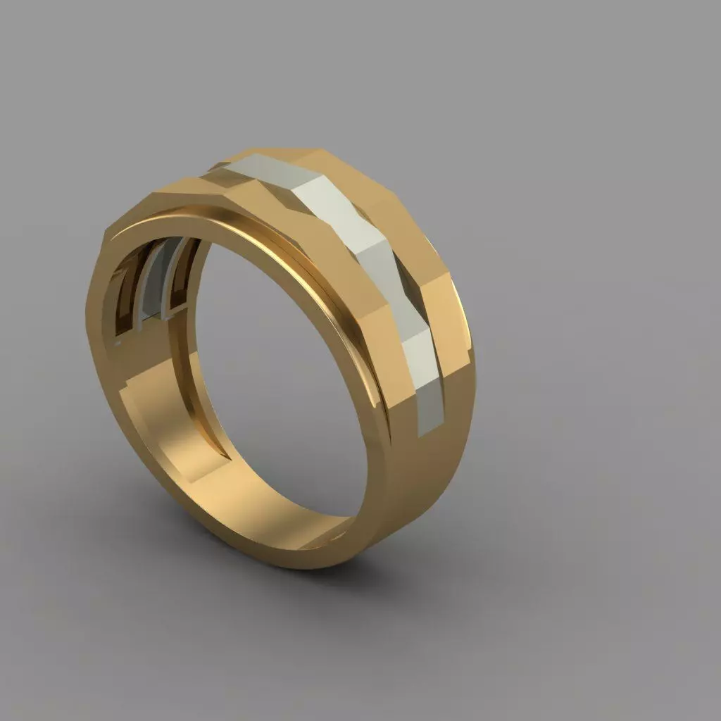 facetring 3D print model_0