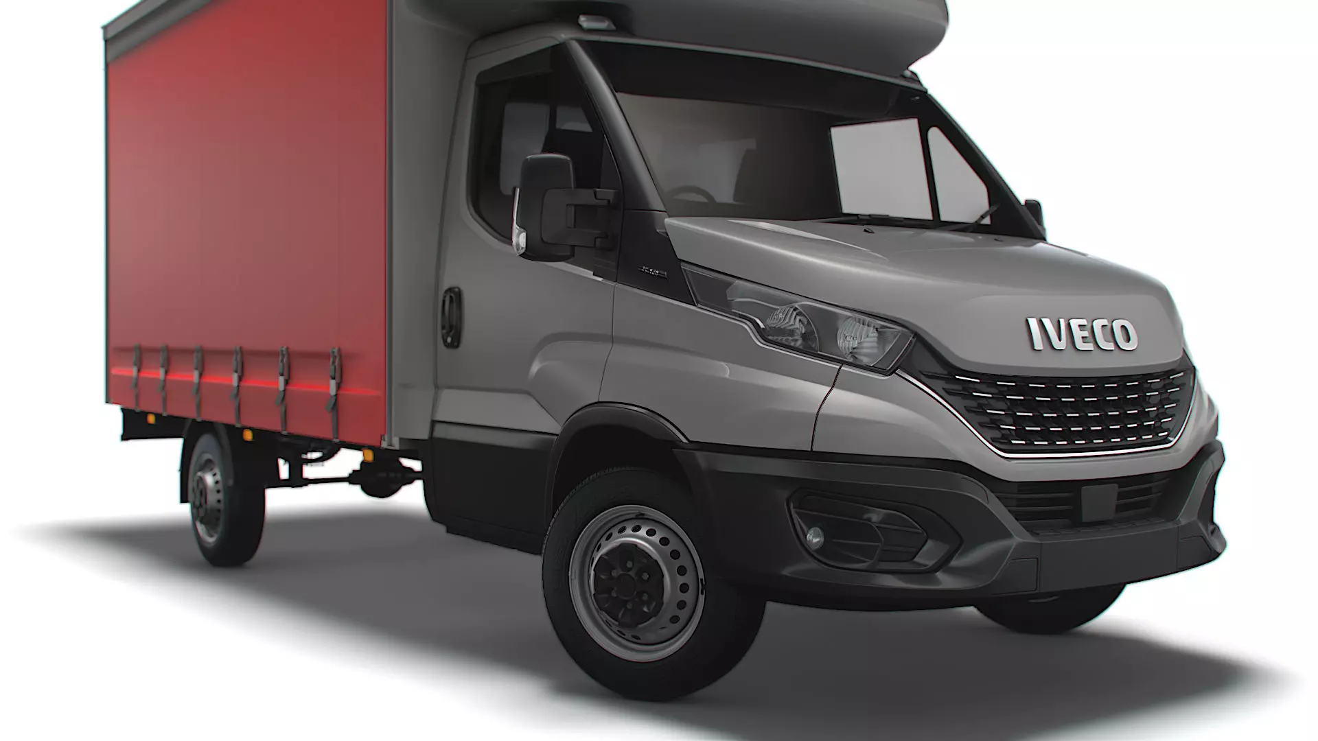 Iveco Daily Luton Curtainsider 2021 3D model