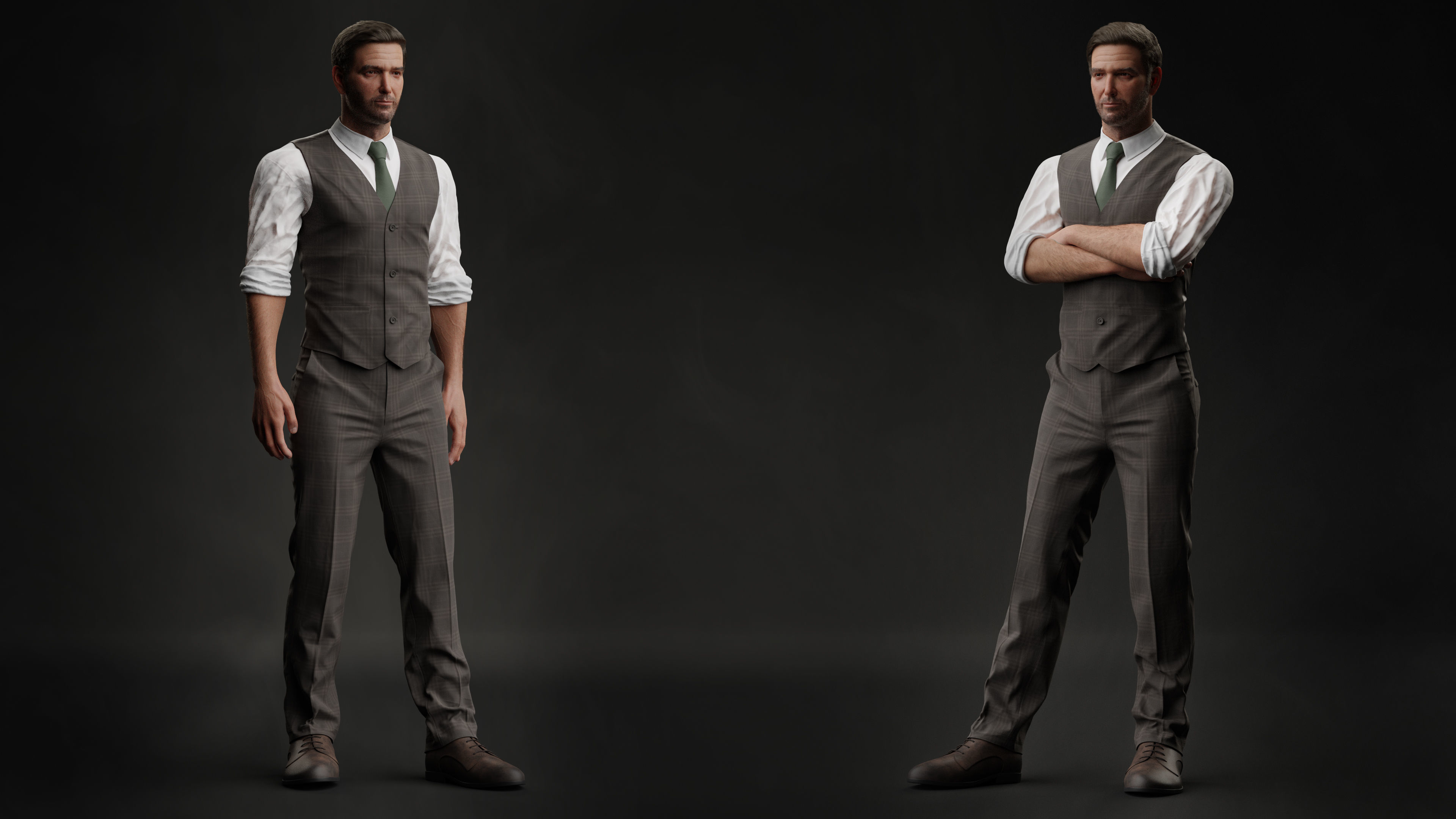 Character George 3D model_3