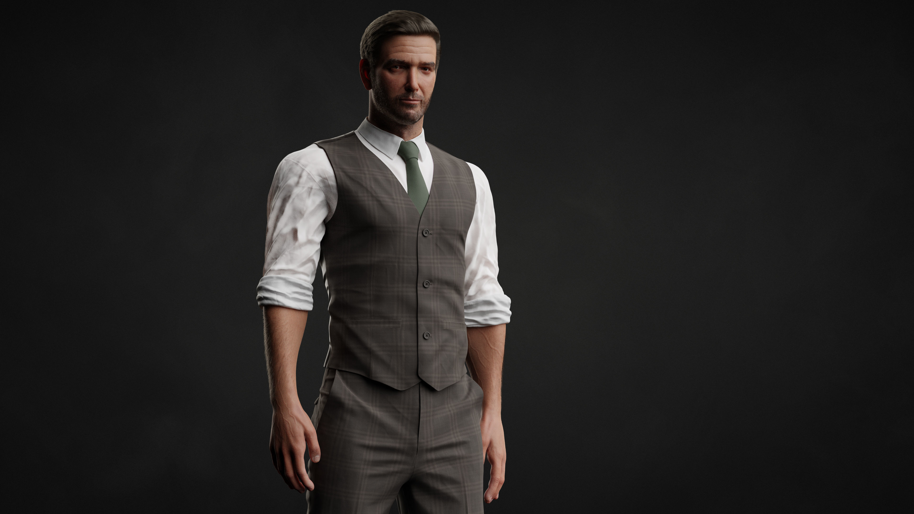 Character George 3D model_1