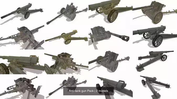 Anti-tank gun Pack