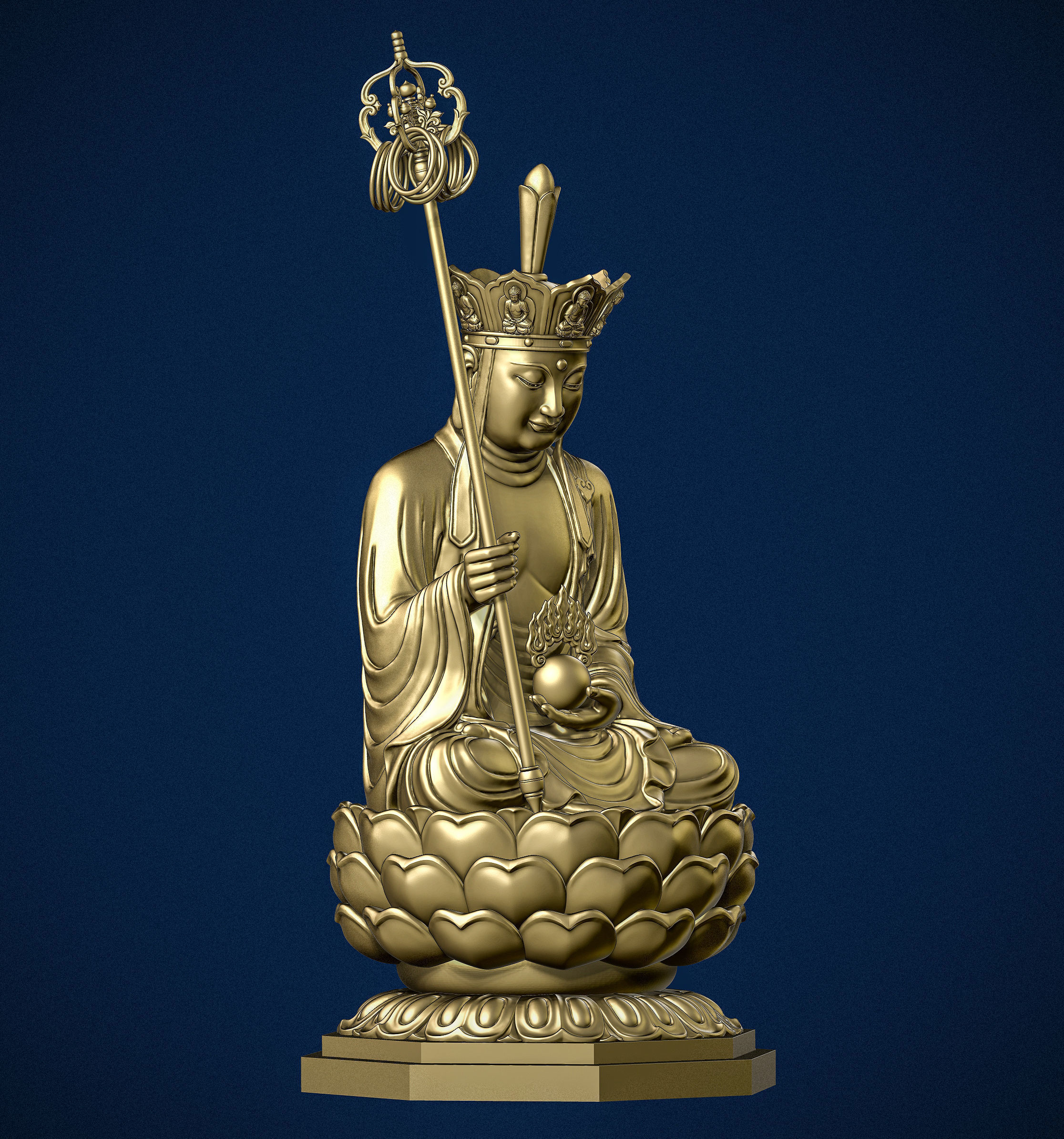 Buddha 3D print model_4