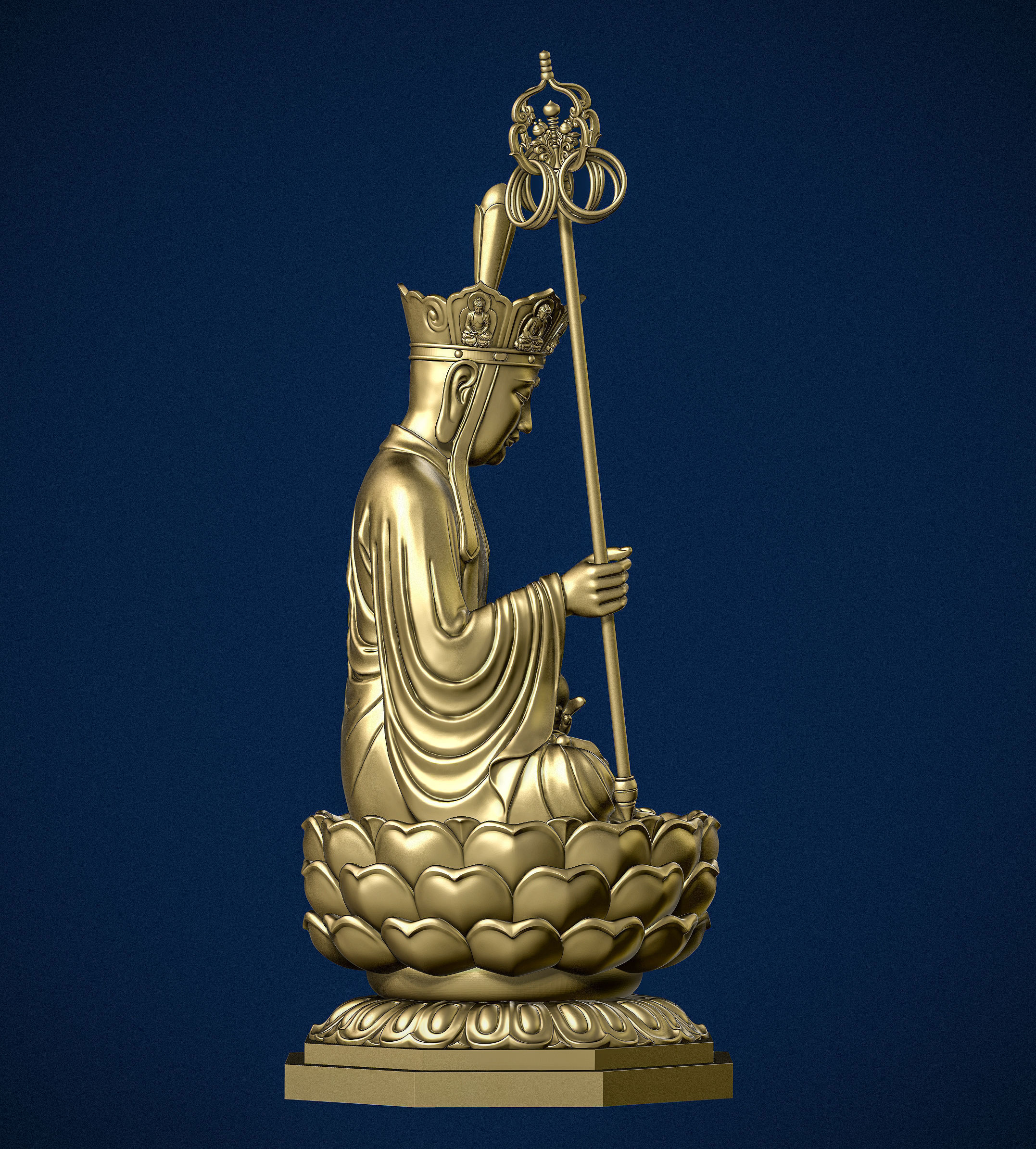 Buddha 3D print model_5
