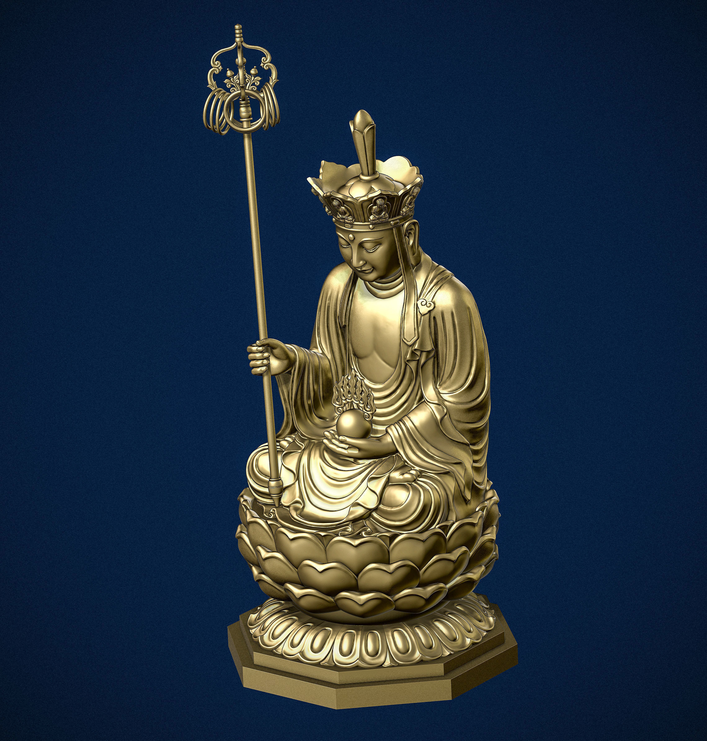 Buddha 3D print model_2