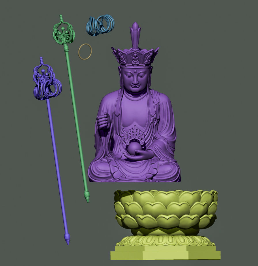 Buddha 3D print model_8
