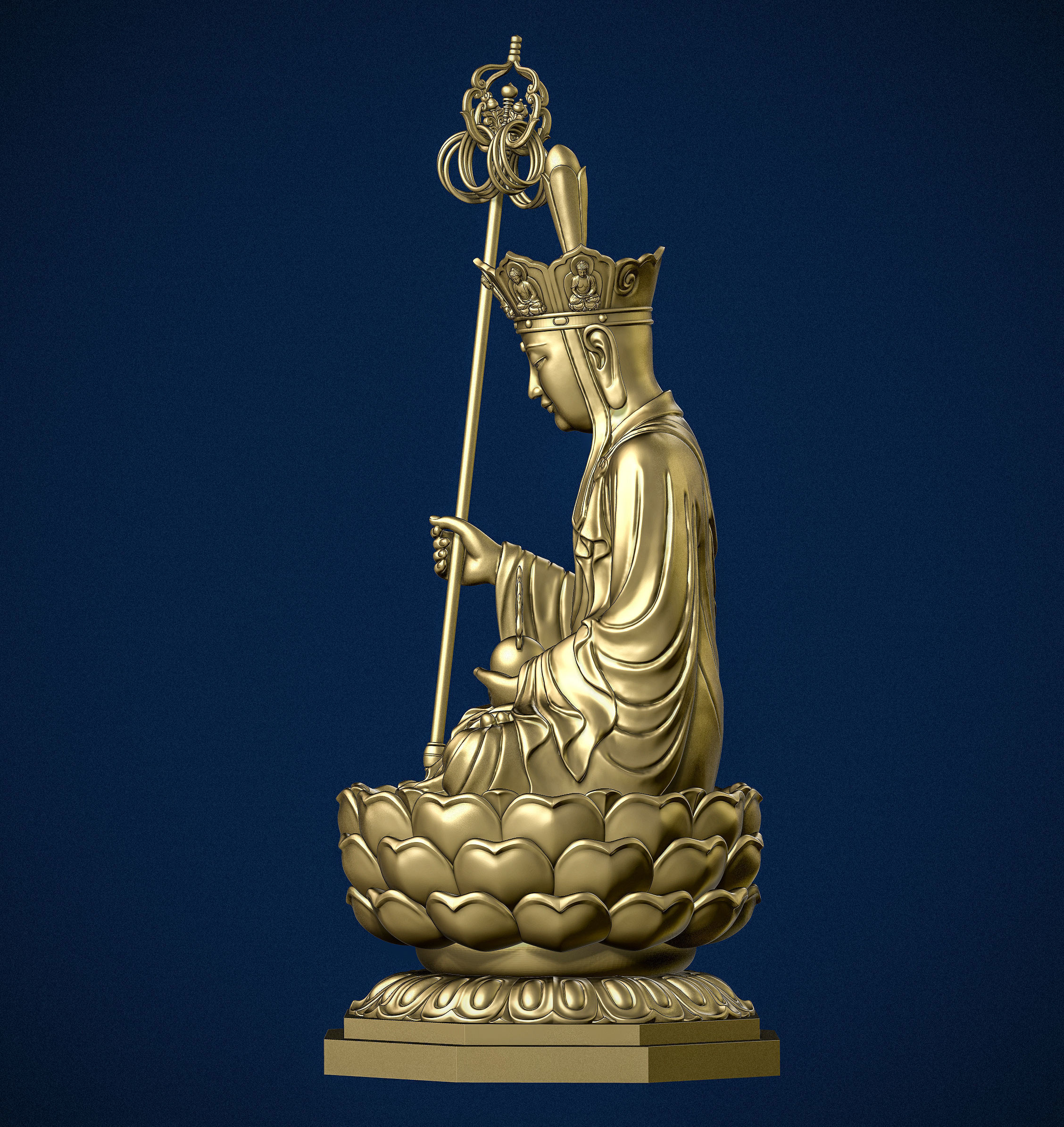 Buddha 3D print model_7