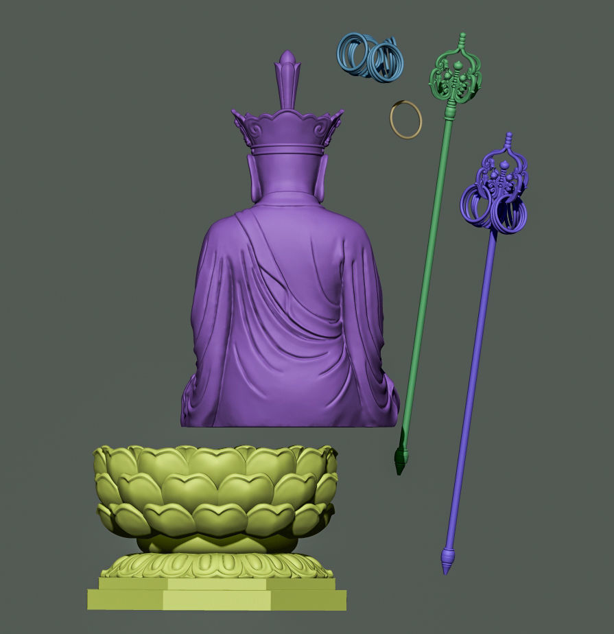 Buddha 3D print model_10