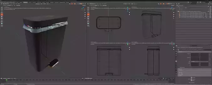 CYBERPUNK COLLECTION BATHROOM TRASH BIN