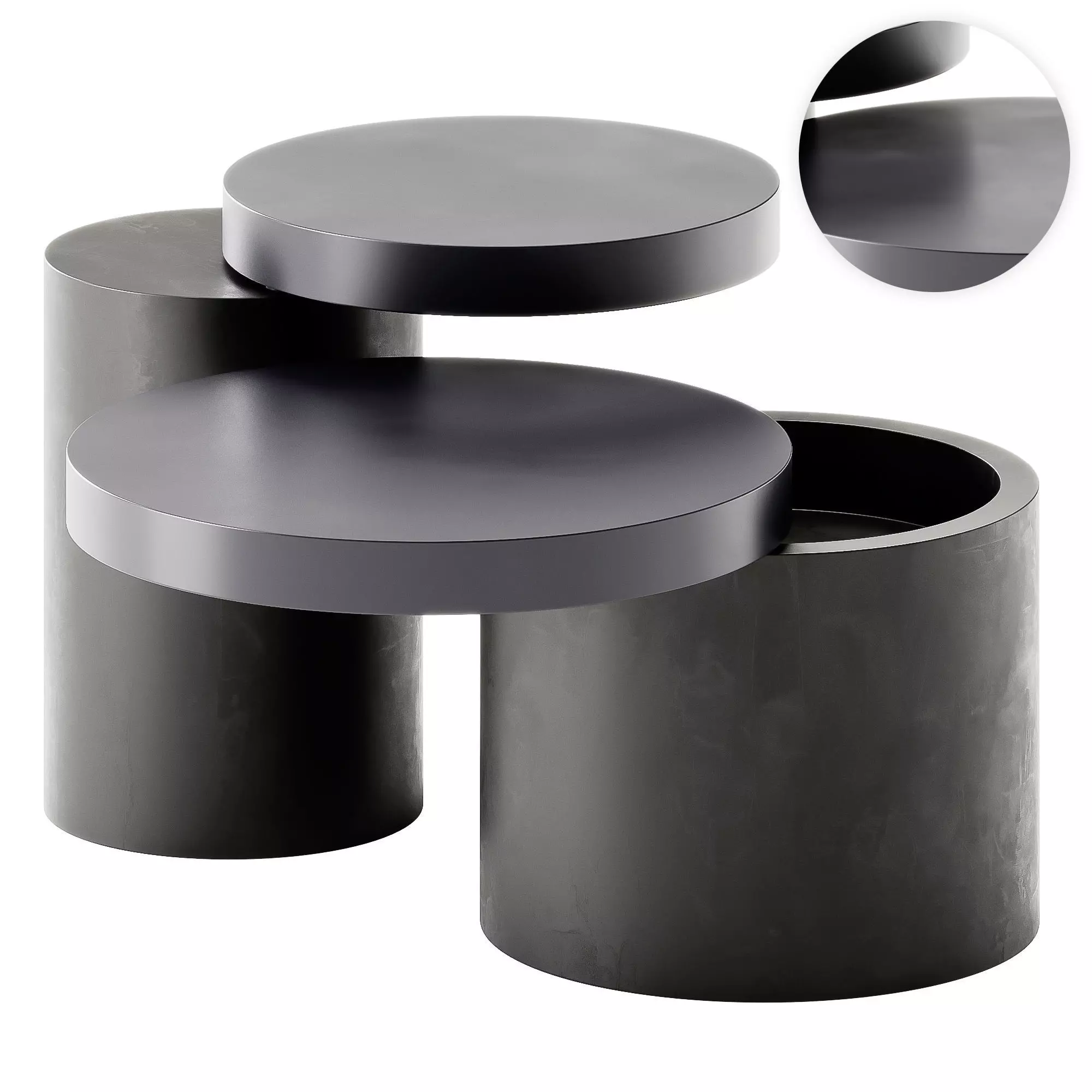 TECTA K8 Round Coffee Table 3D model_0