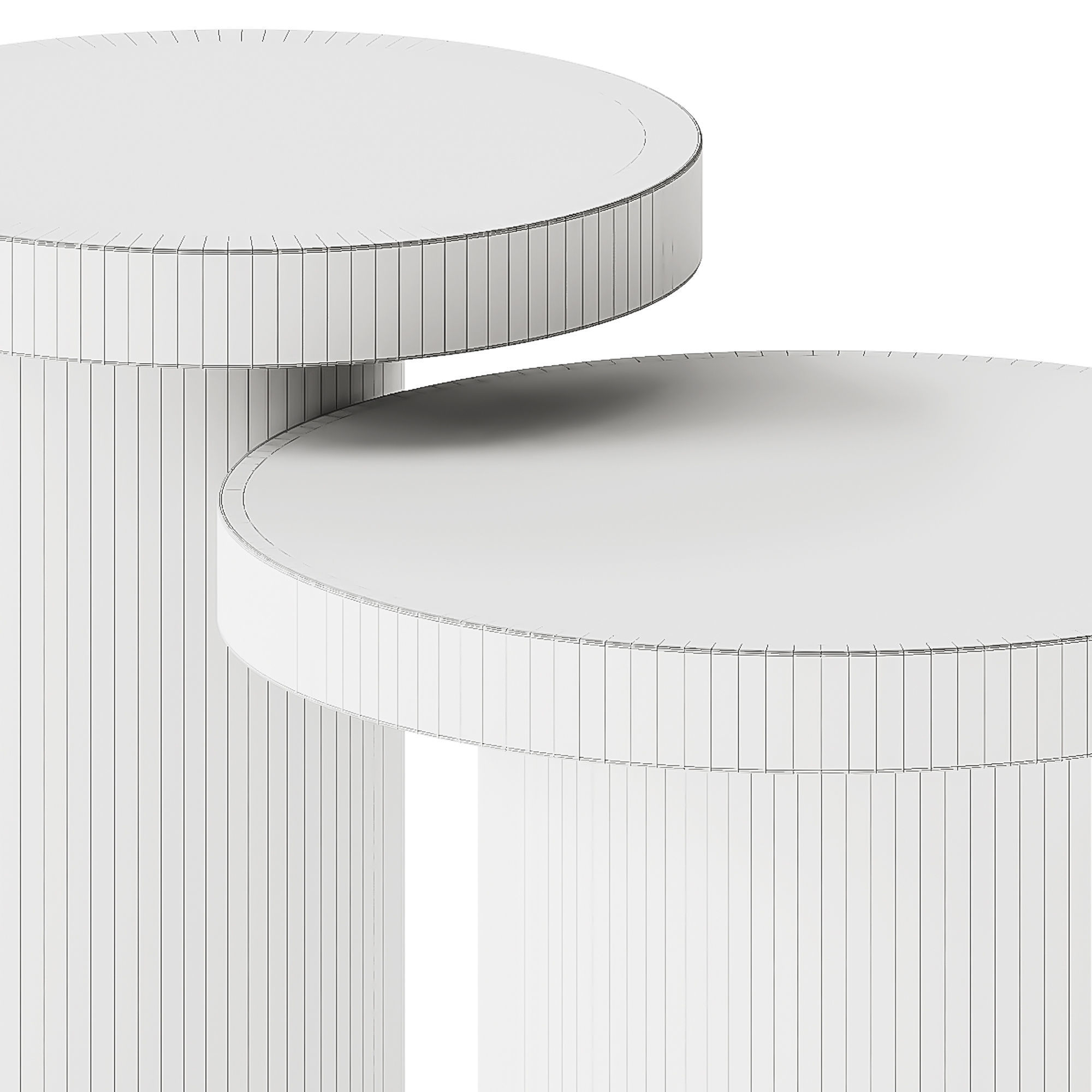 TECTA K8 Round Coffee Table 3D model_5