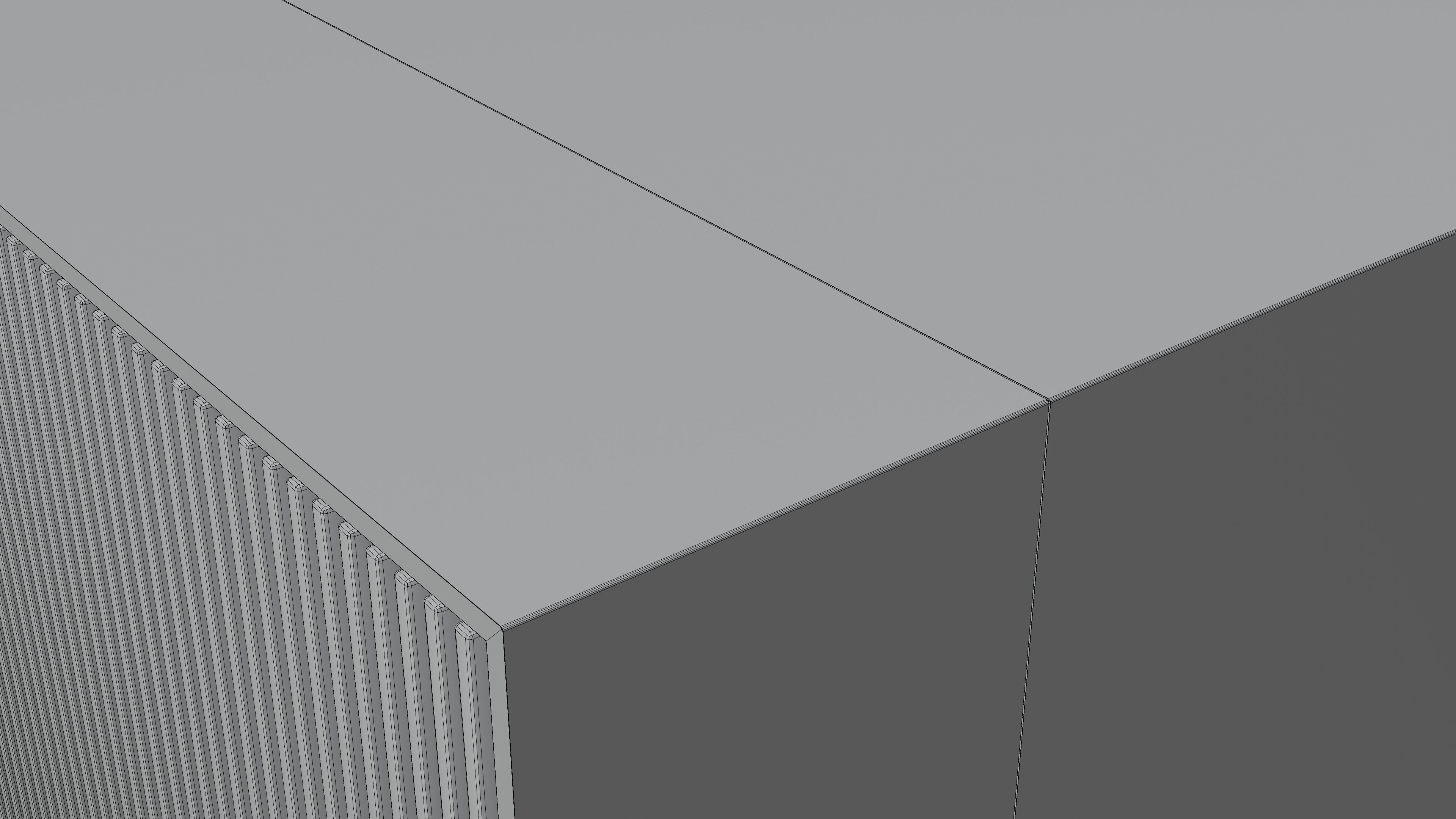 Wooden audio speaker 3D model_6