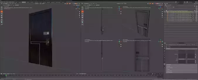 CYBERPUNK COLLECTION FRONT DOOR CONVERTIBLE TO INTERIOR DOOR