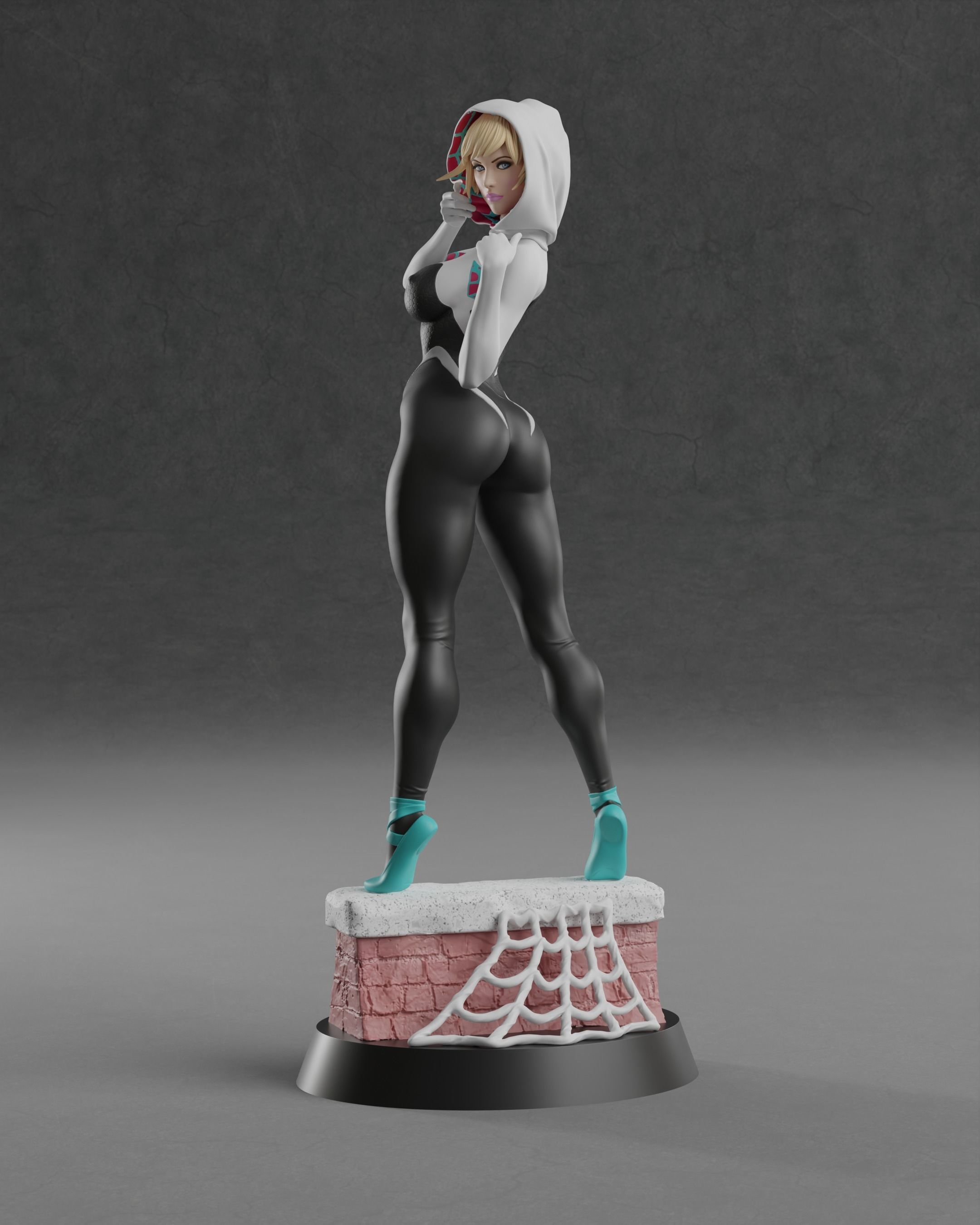 Spider Gwen 3D print model_2