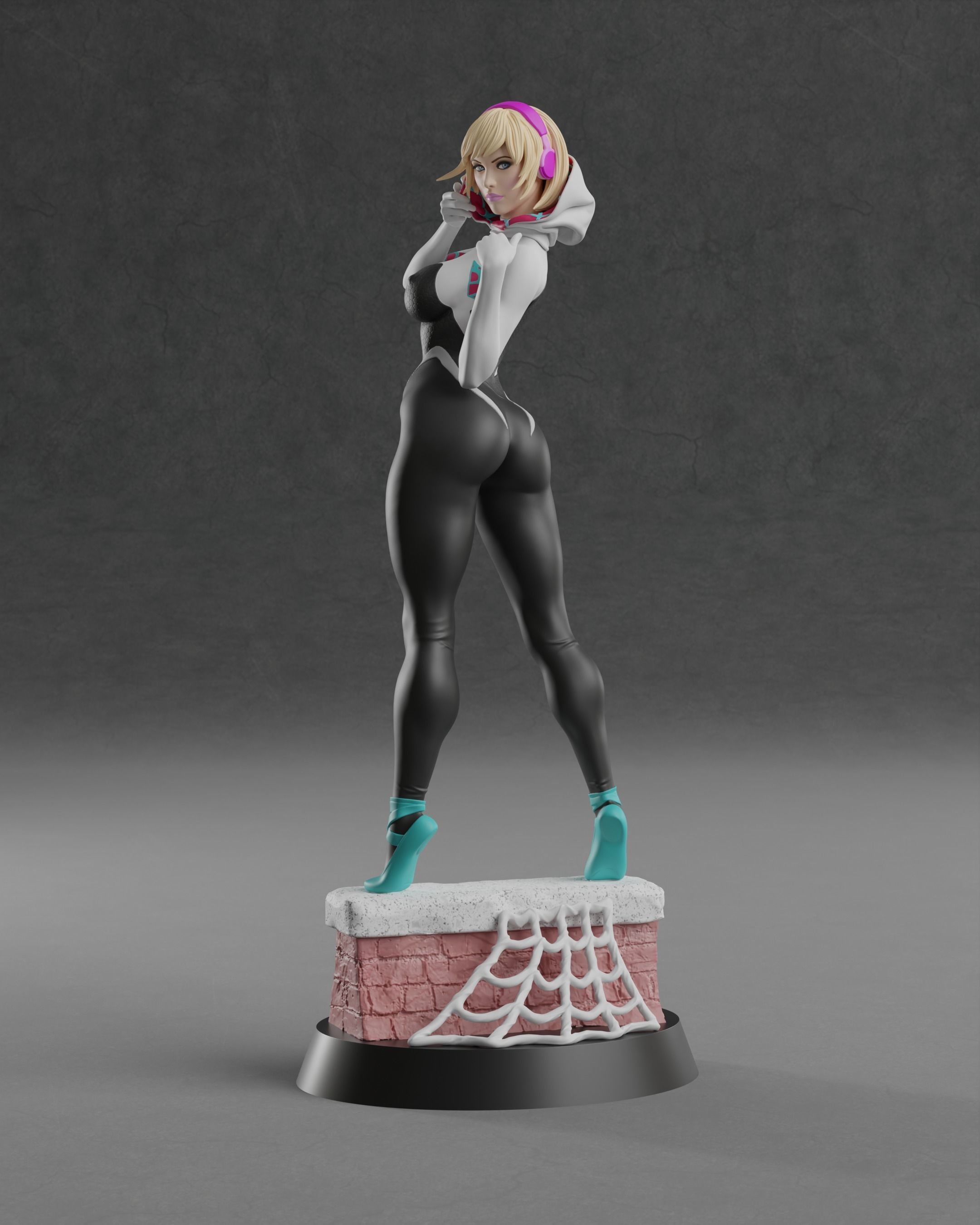 Spider Gwen 3D print model_1