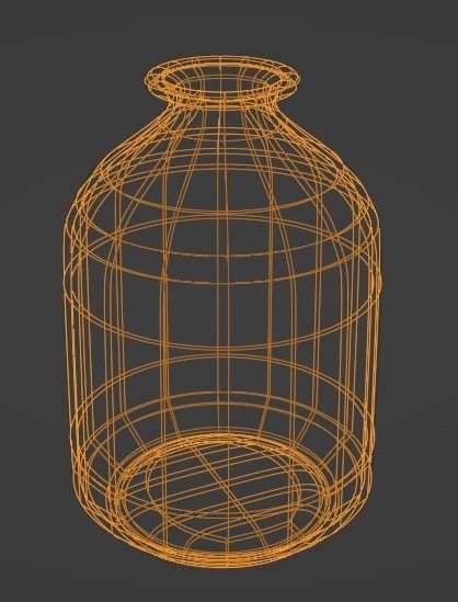 Vases Low-poly 3D model_9