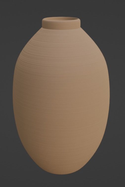Vases Low-poly 3D model_2