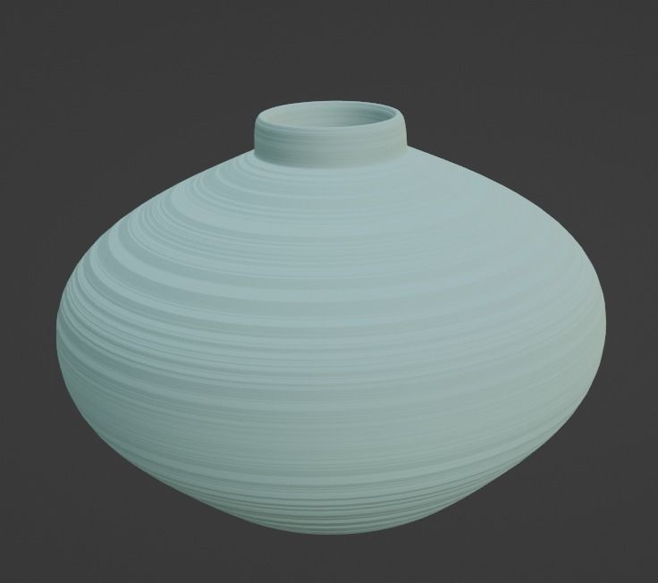 Vases Low-poly 3D model_6