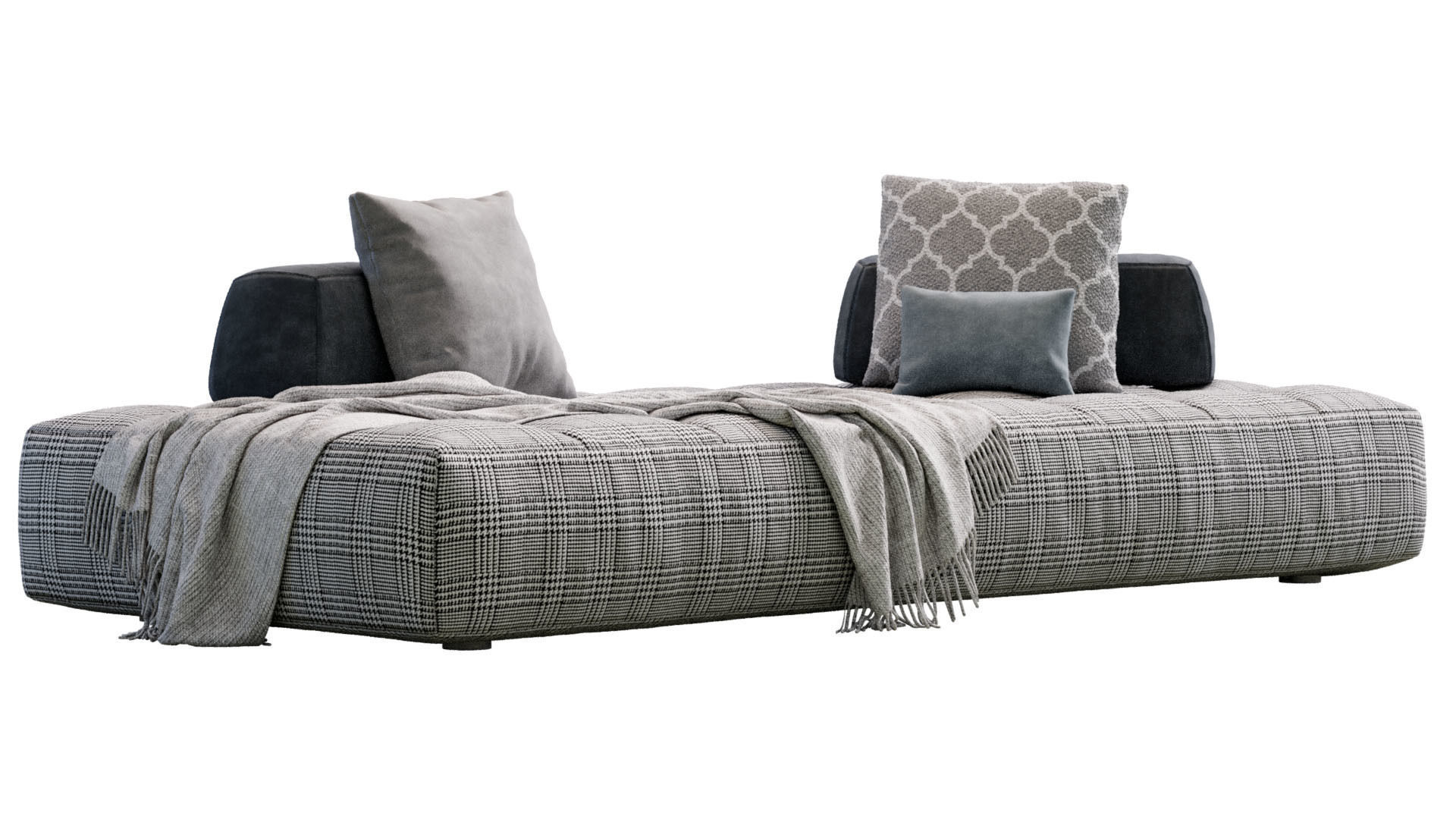 Softbench By  Flou 3D model_1