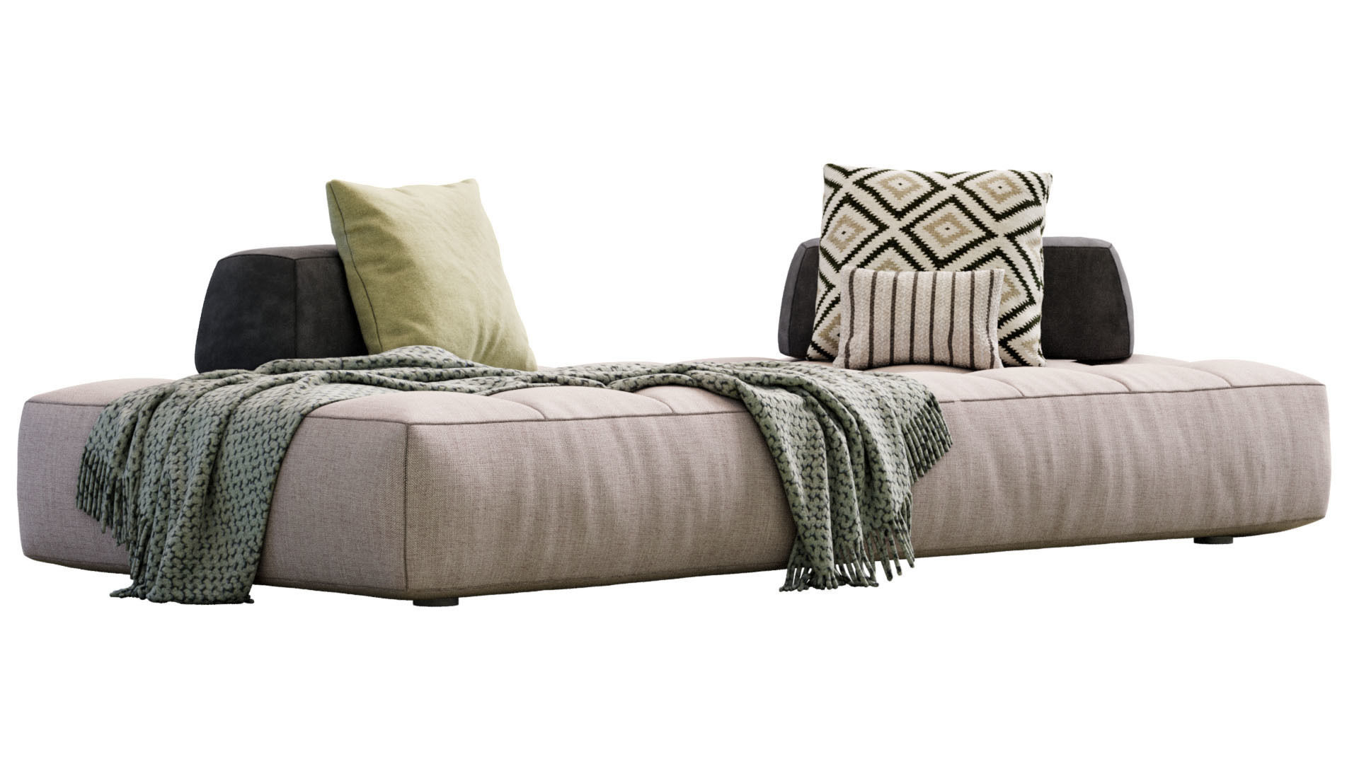 Softbench By  Flou 3D model_8