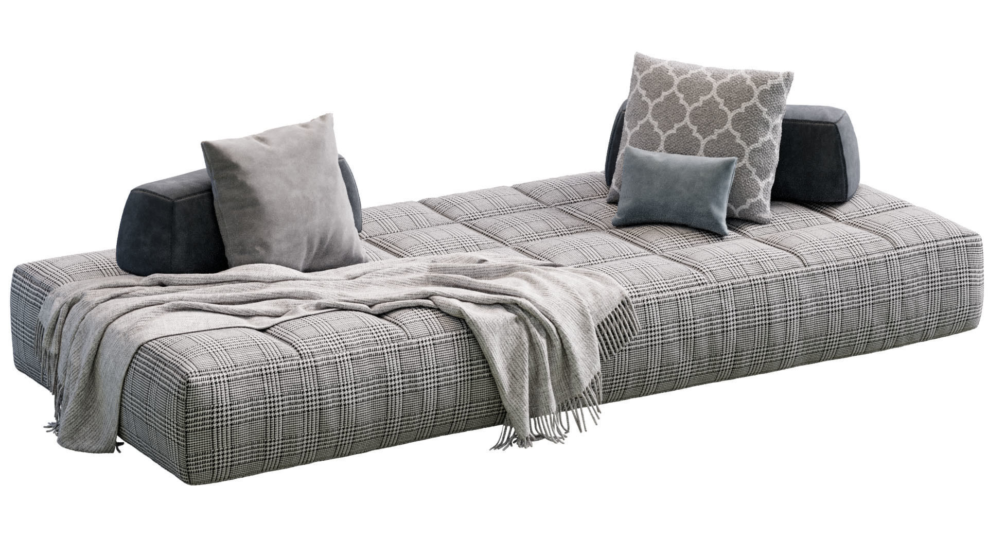 Softbench By  Flou 3D model_10