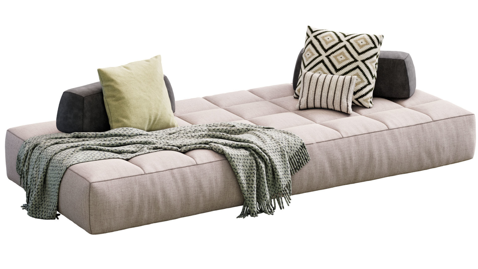 Softbench By  Flou 3D model_3