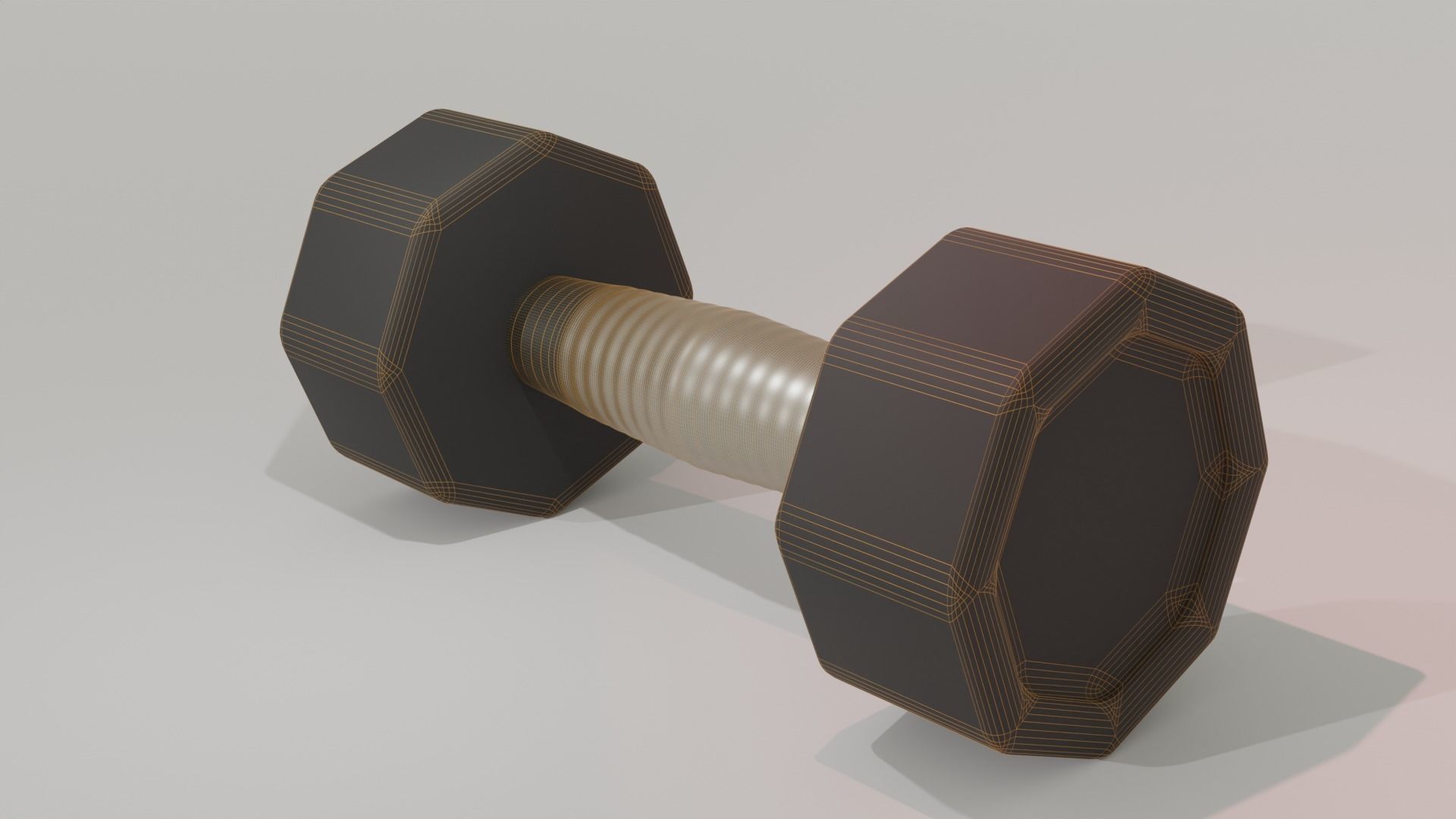 Dumbell 3D model_2