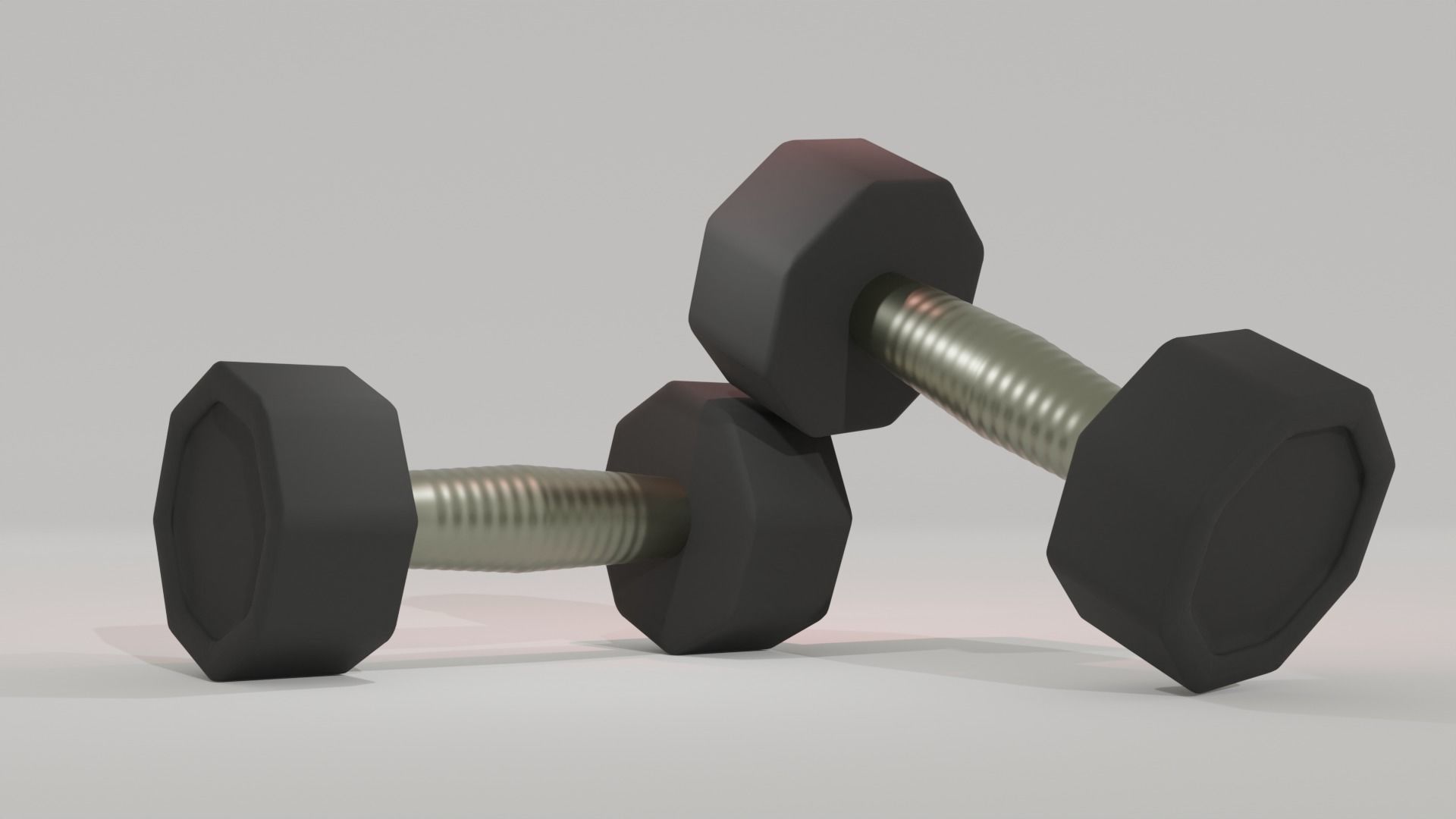 Dumbell 3D model_3