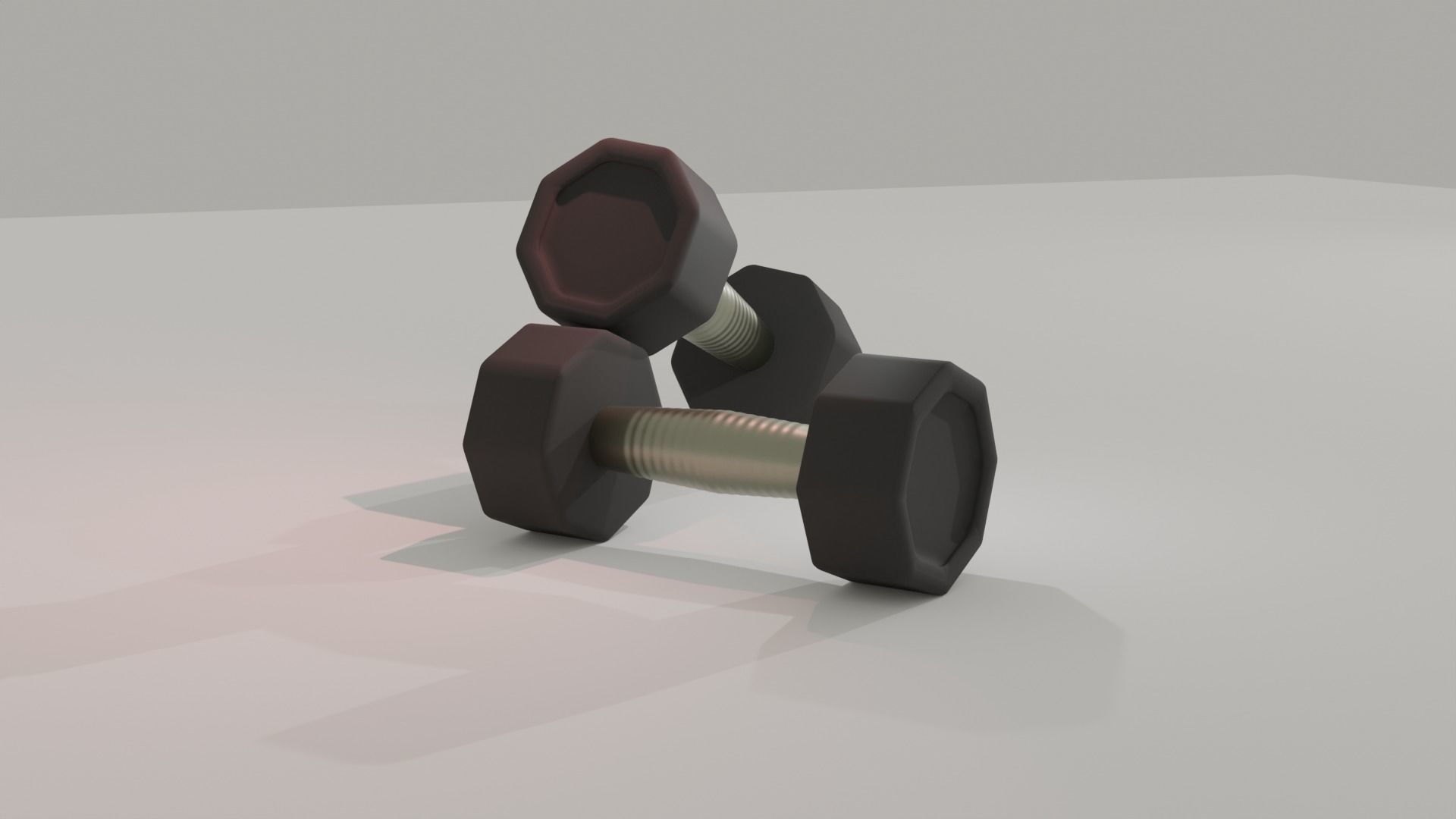 Dumbell 3D model_1