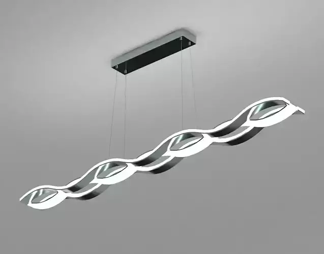 Ceiling light - 3 waves 3D model