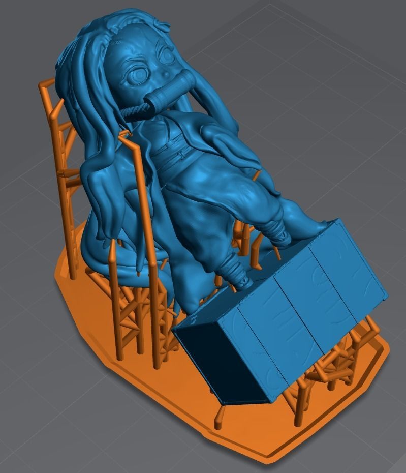 Create Your Own Demon Slayer Adventure with This 3D Nezuko Model 3D print model_9