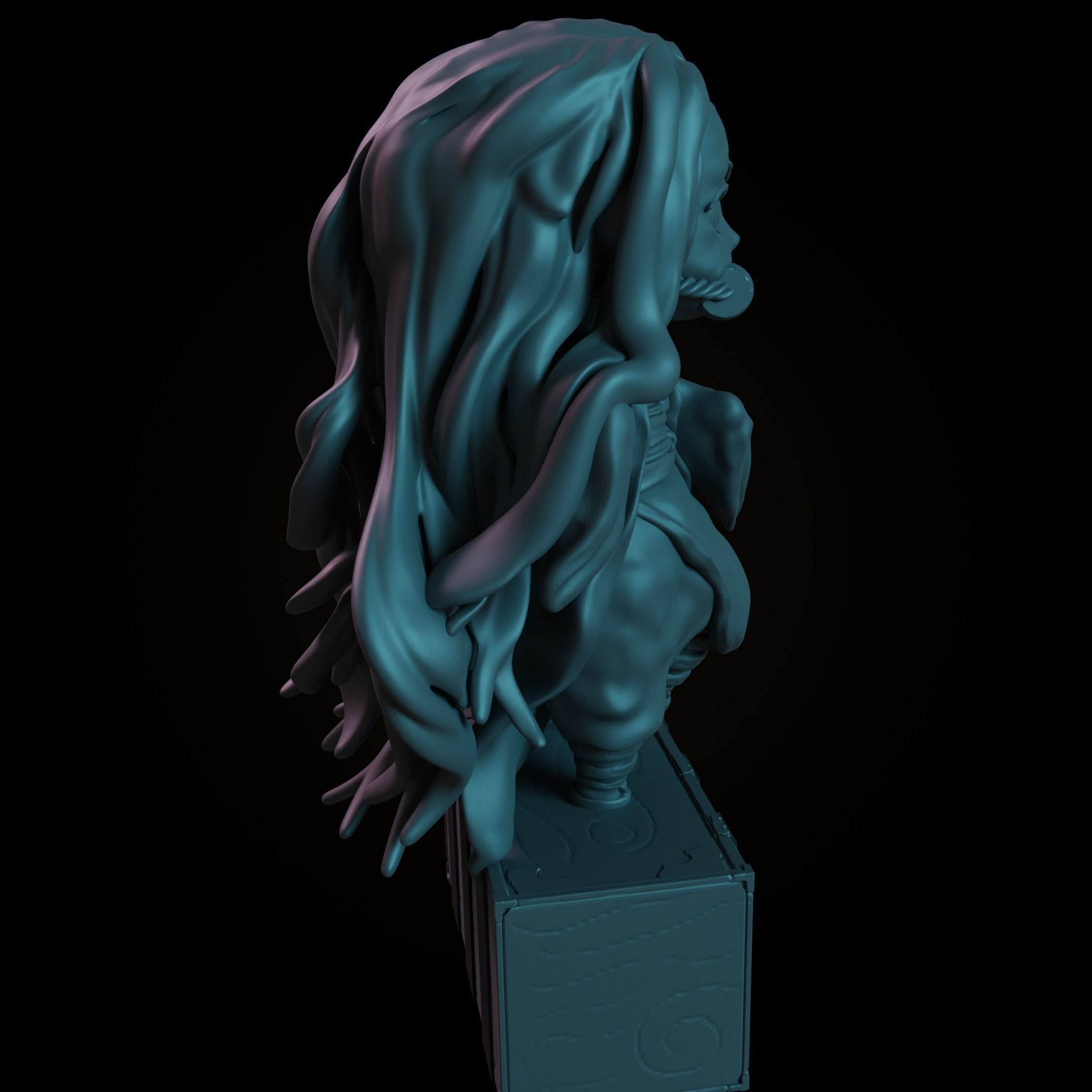 Create Your Own Demon Slayer Adventure with This 3D Nezuko Model 3D print model_7