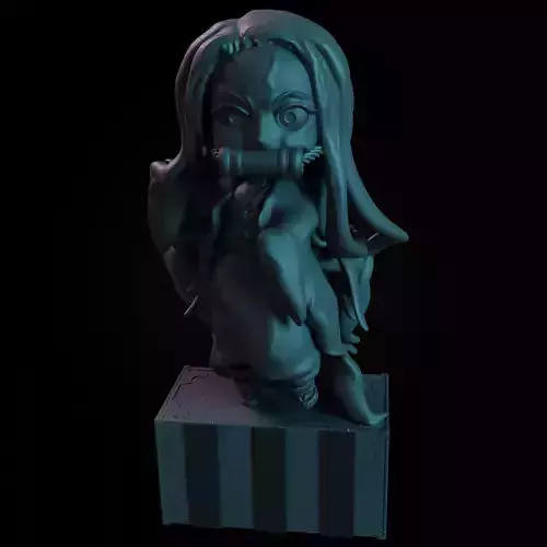 Create Your Own Demon Slayer Adventure with This 3D Nezuko Model