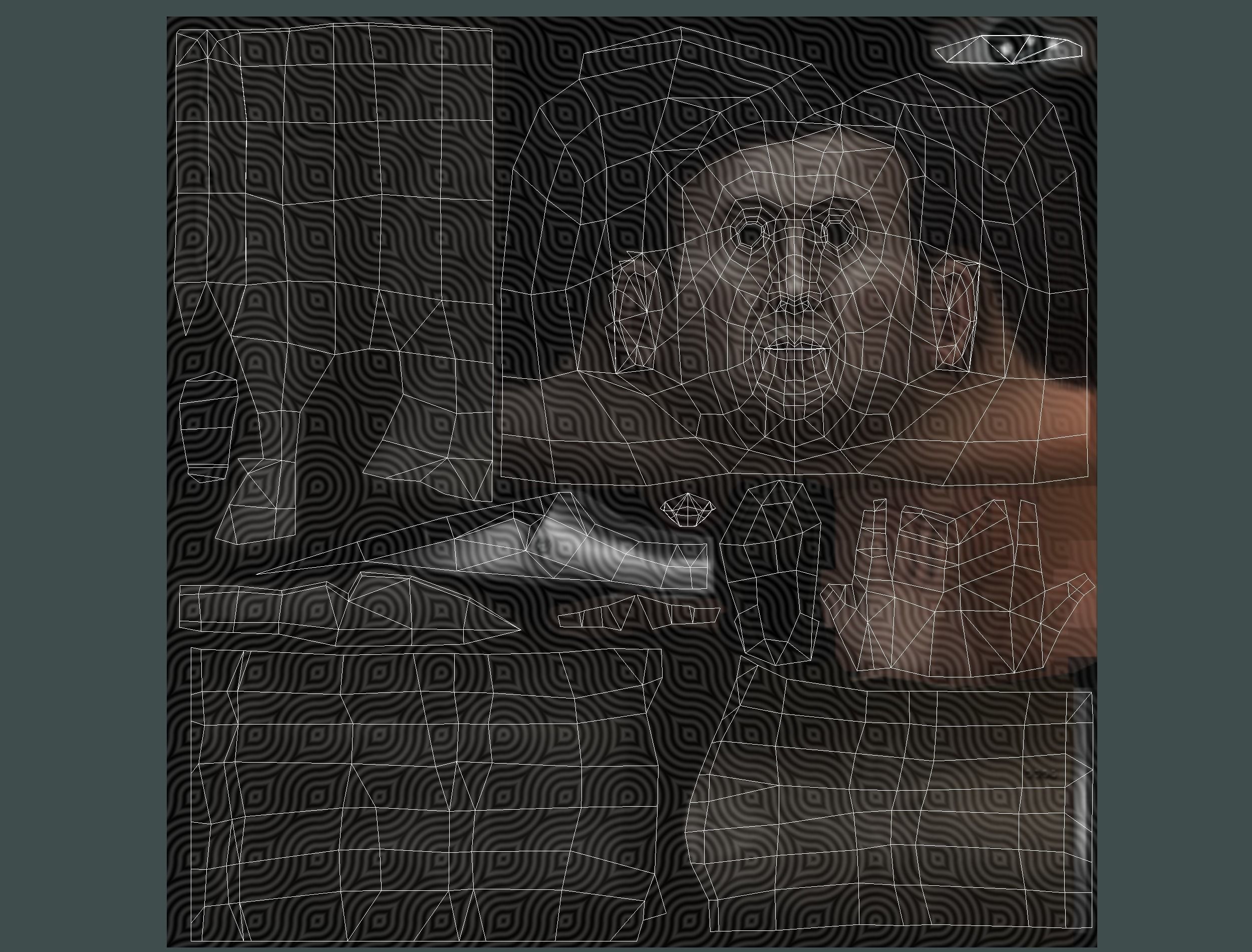 Agent Man Black Suit Low-poly 3D model_15