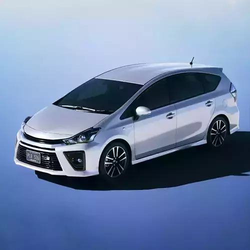 Toyota Prius Alpha GR Sport 2020 3D model